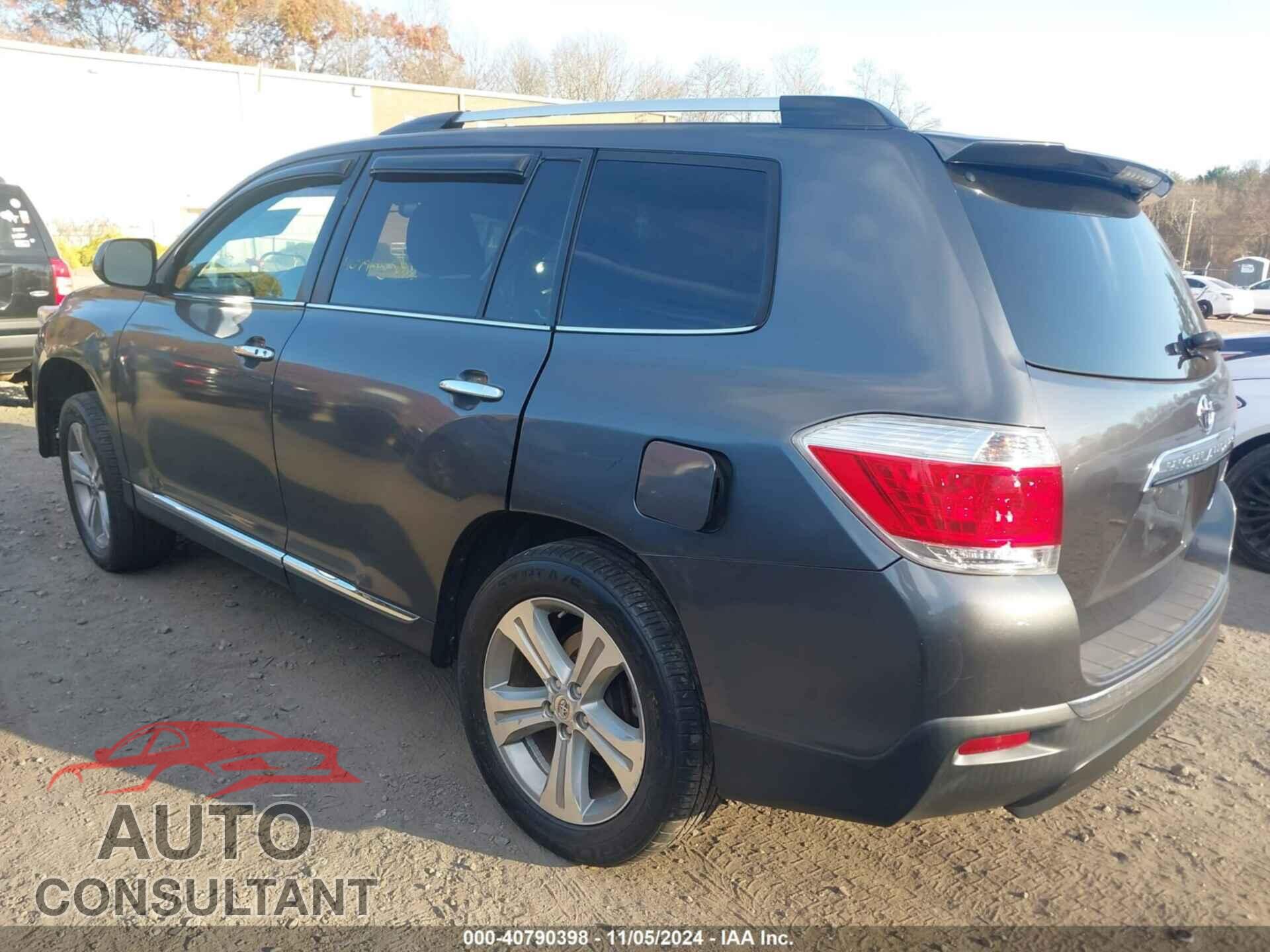 TOYOTA HIGHLANDER 2013 - 5TDDK3EH8DS235096
