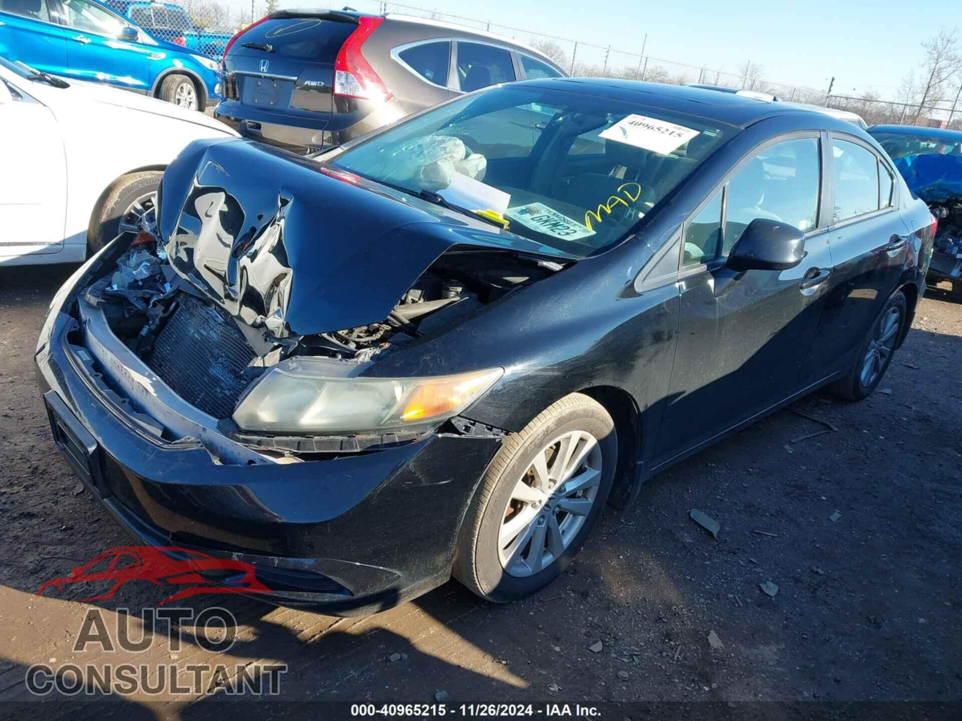 HONDA CIVIC 2012 - 19XFB2F90CE004468