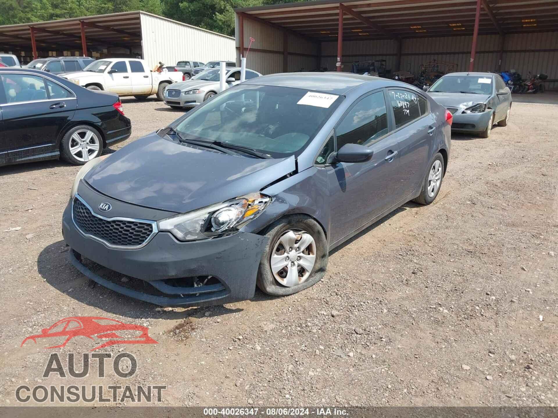 KIA FORTE 2016 - KNAFK4A61G5587043