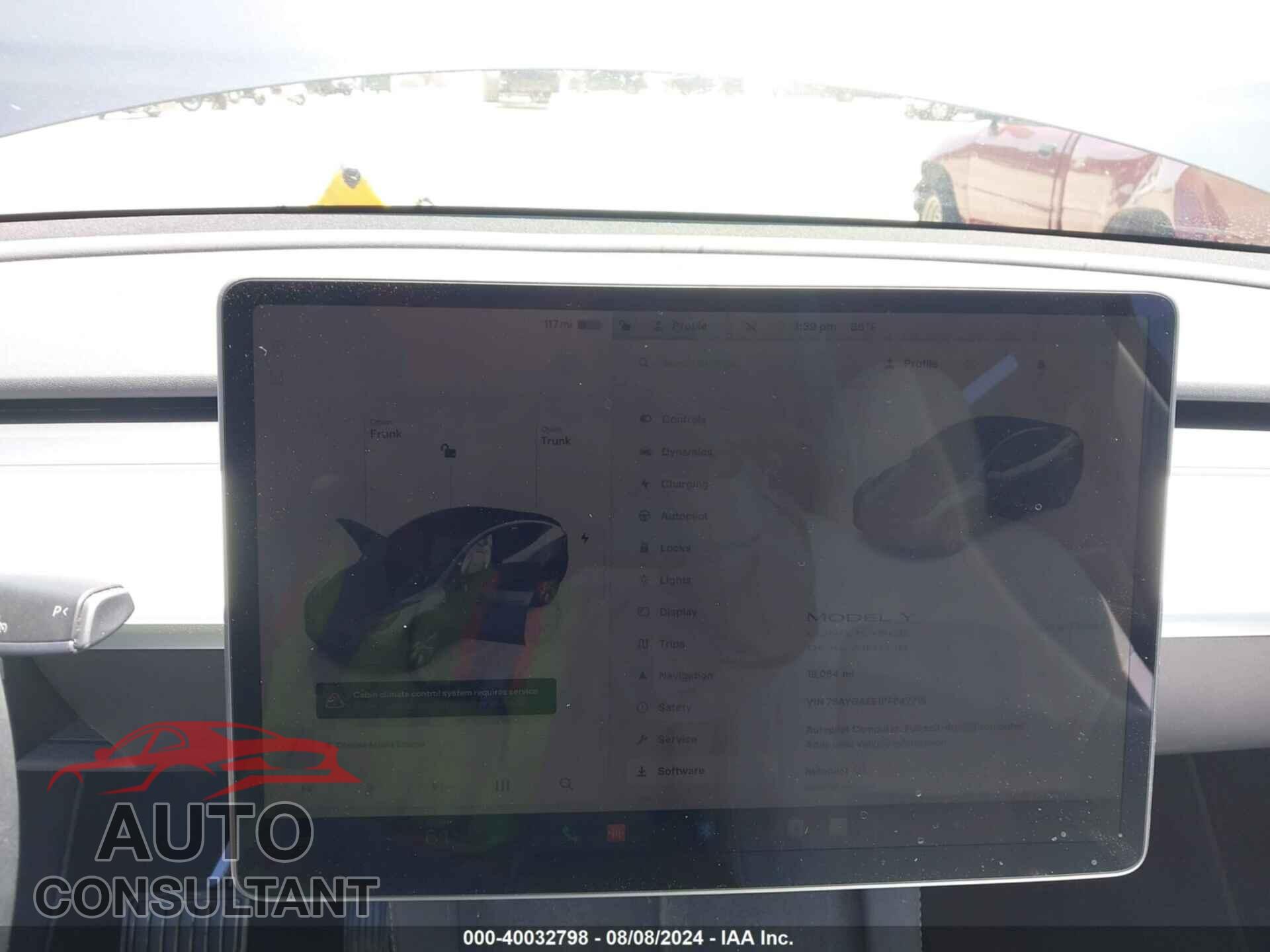 TESLA MODEL Y 2023 - 7SAYGAEE1PF847715