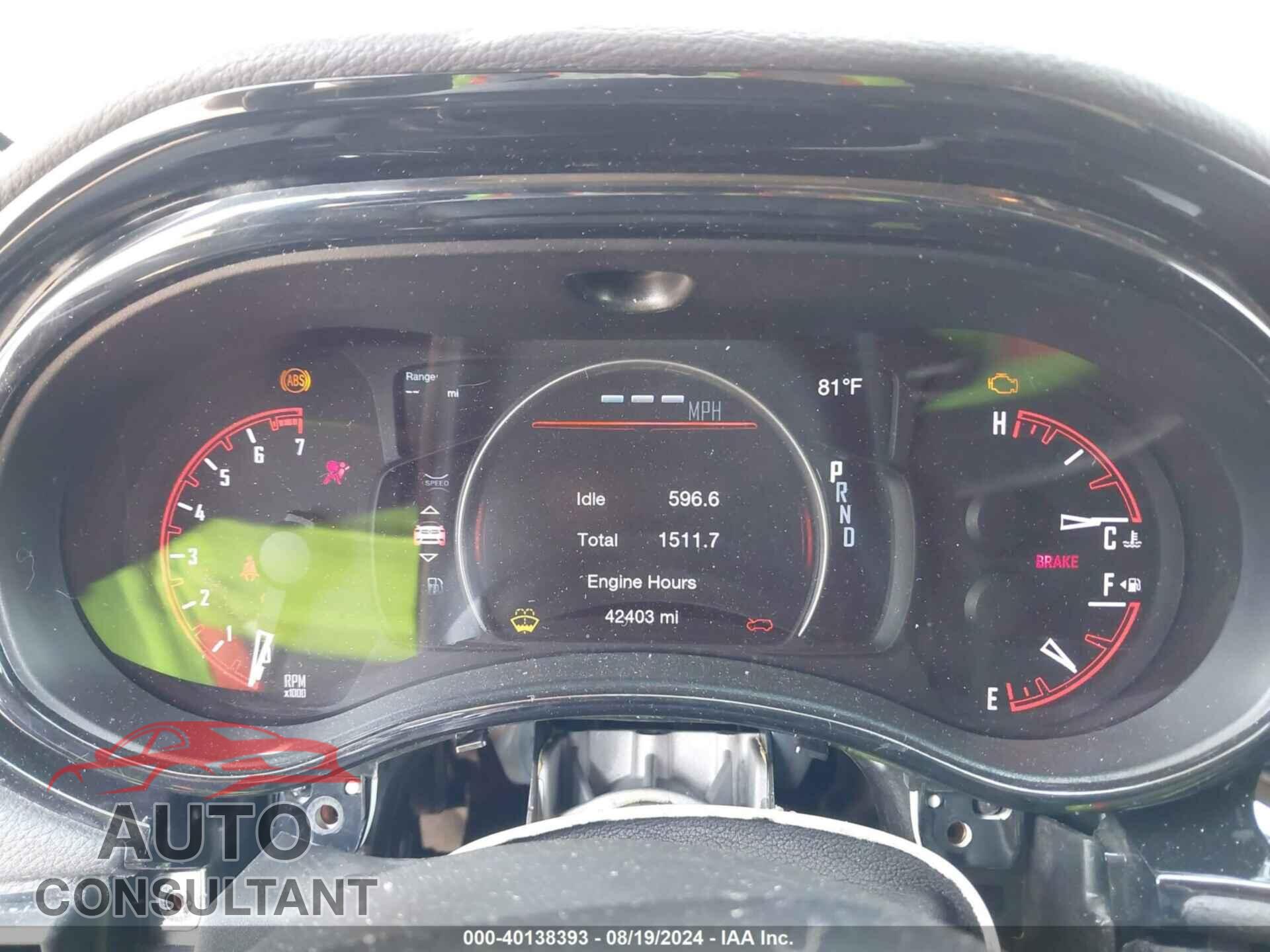 DODGE DURANGO 2022 - 1C4RDJFG9NC184950