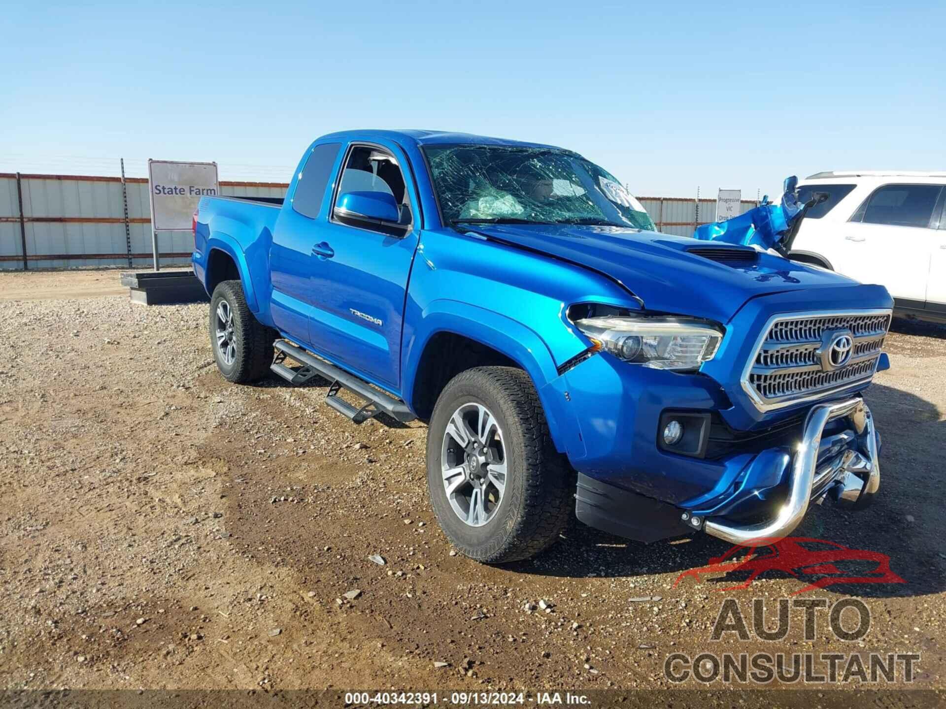 TOYOTA TACOMA 2016 - 5TFSZ5AN9GX022781