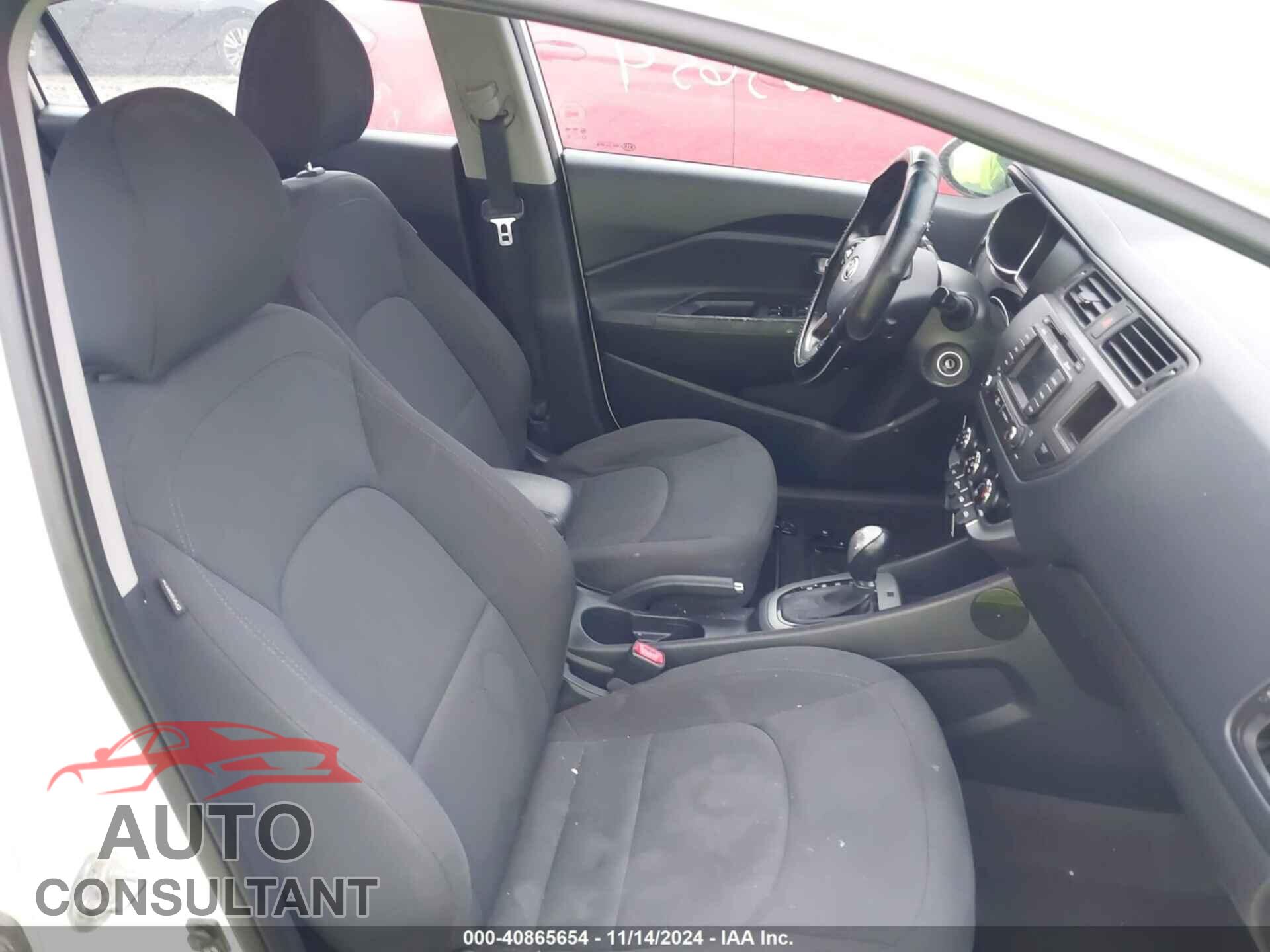 KIA RIO 2012 - KNADN4A35C6063676