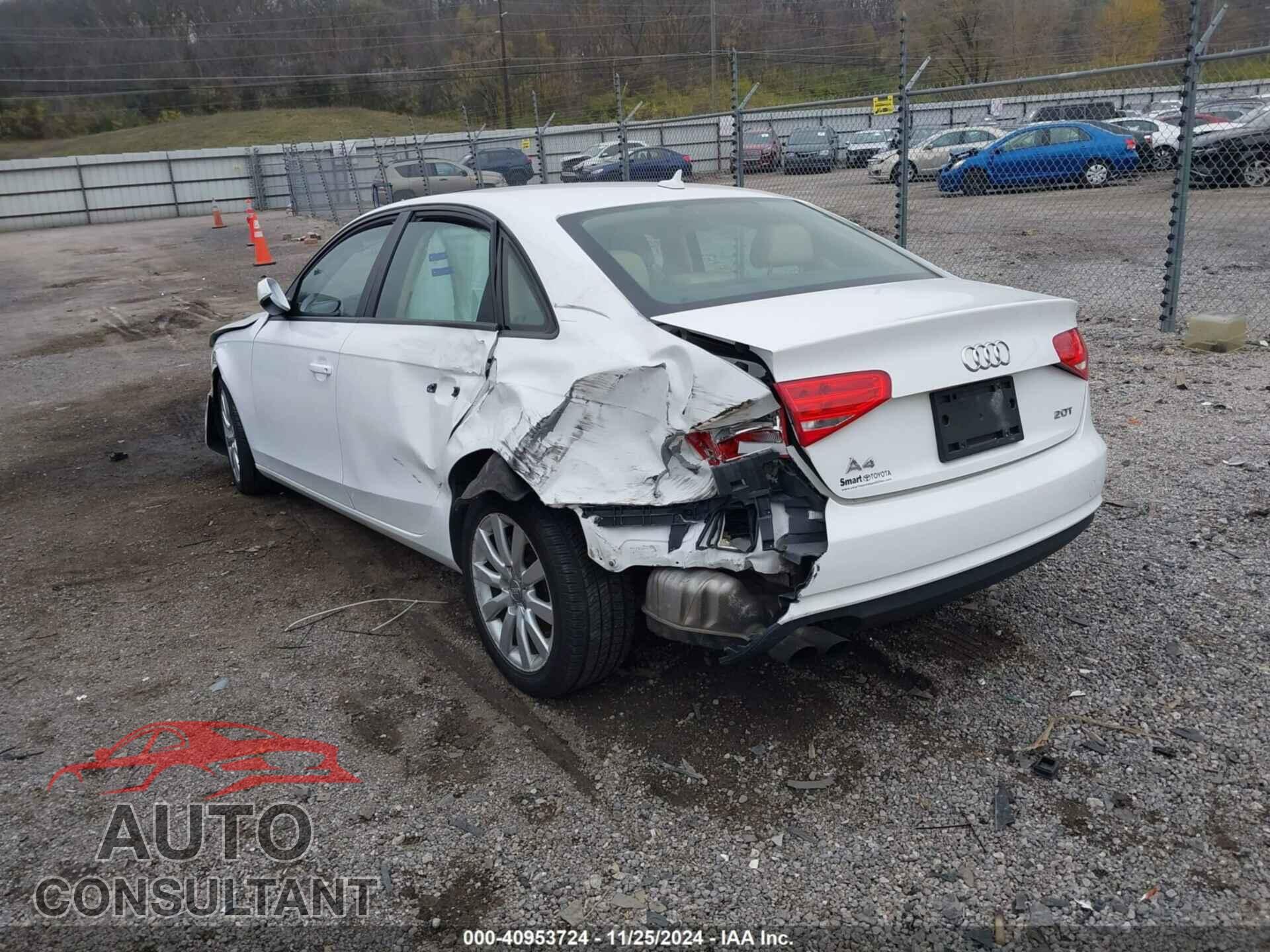 AUDI A4 2013 - WAUAFAFL8DA175667