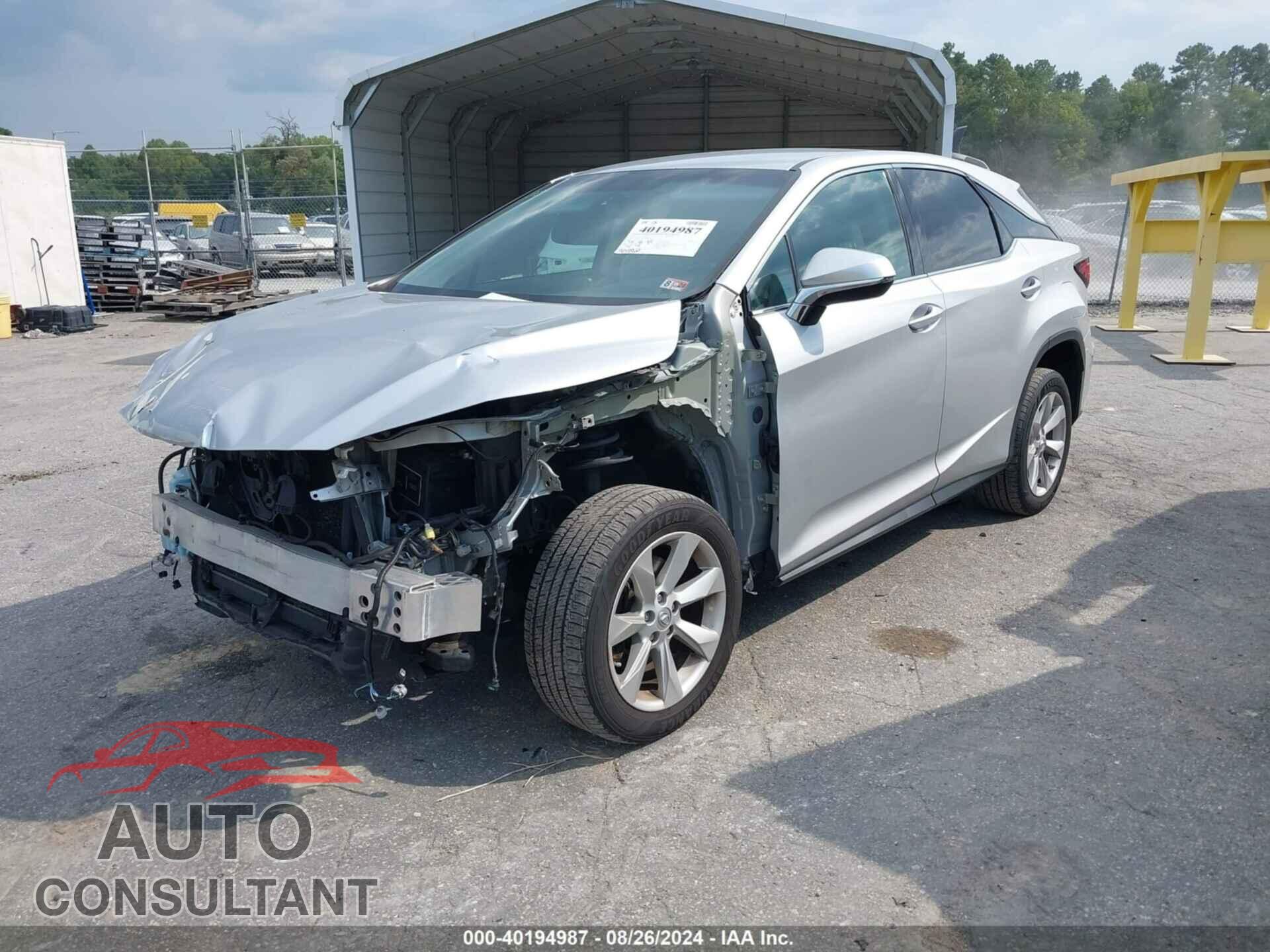 LEXUS RX 350 2016 - 2T2BZMCA9GC008491