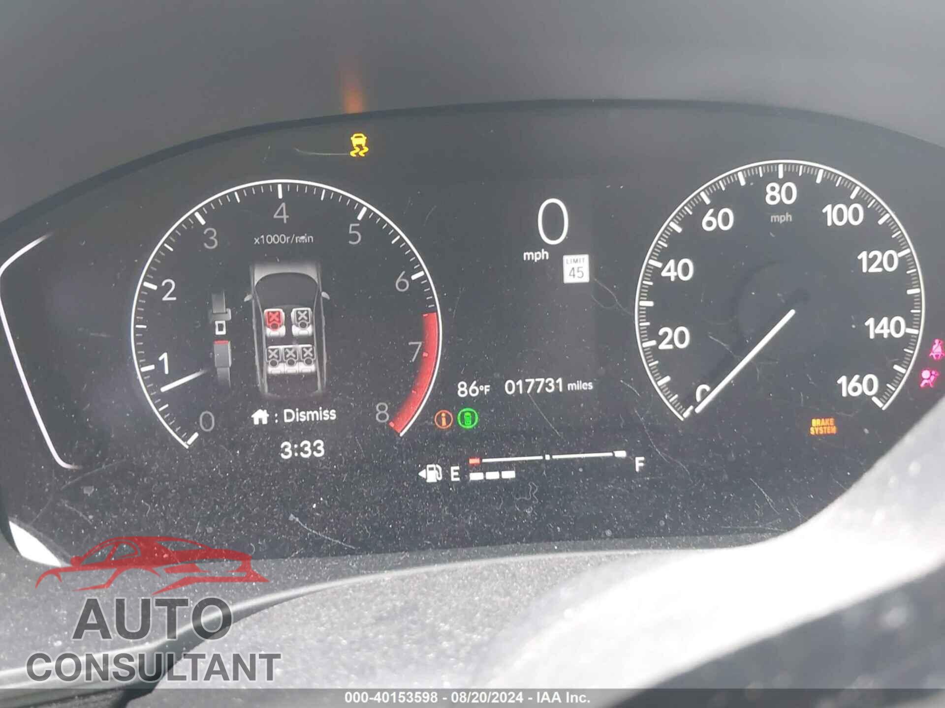 HONDA CIVIC 2023 - 2HGFE1F71PH316326