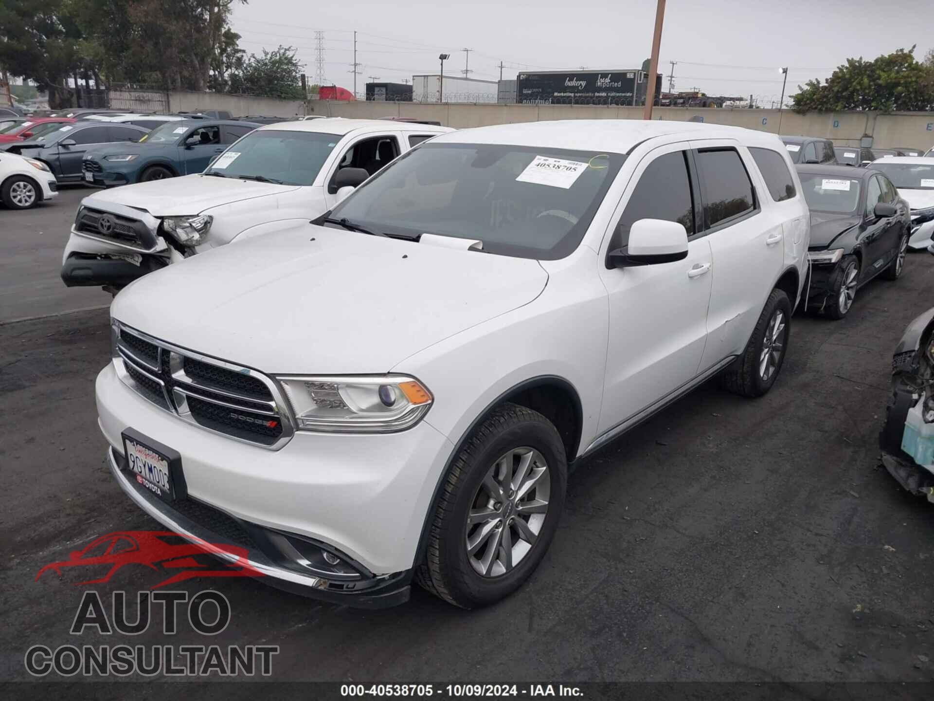 DODGE DURANGO 2017 - 1C4RDJAG5HC929043