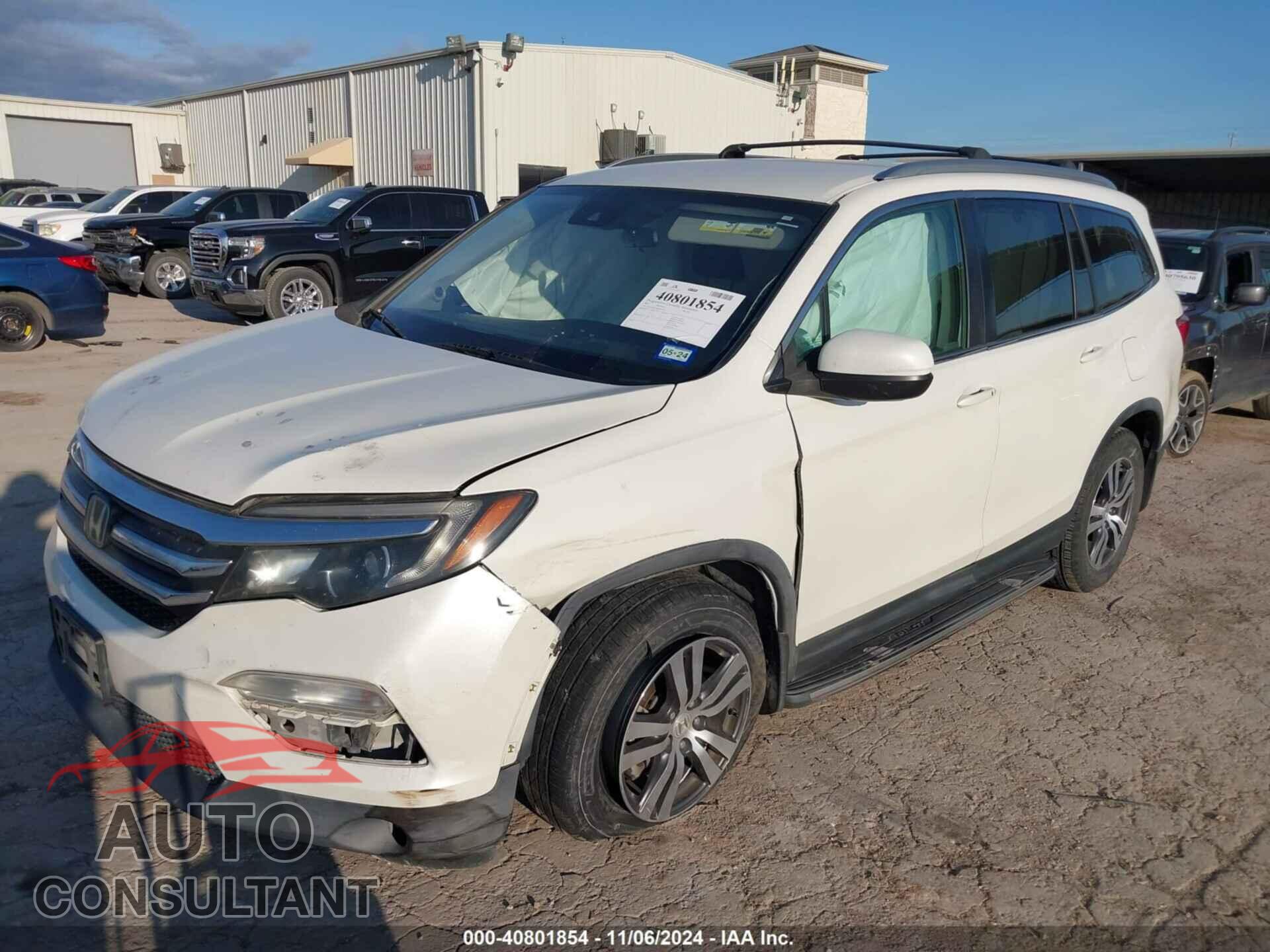HONDA PILOT 2017 - 5FNYF6H47HB034137