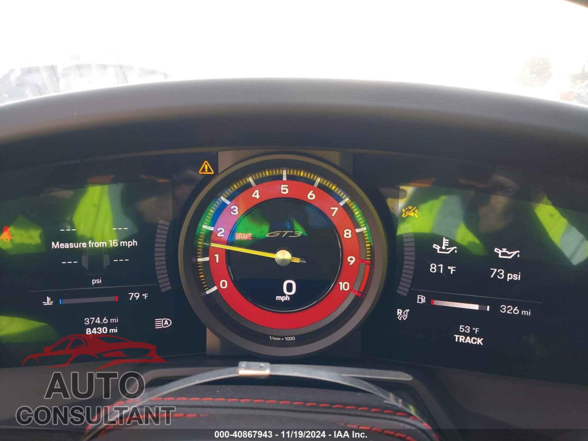 PORSCHE 911 2023 - WP0AC2A98PS270144