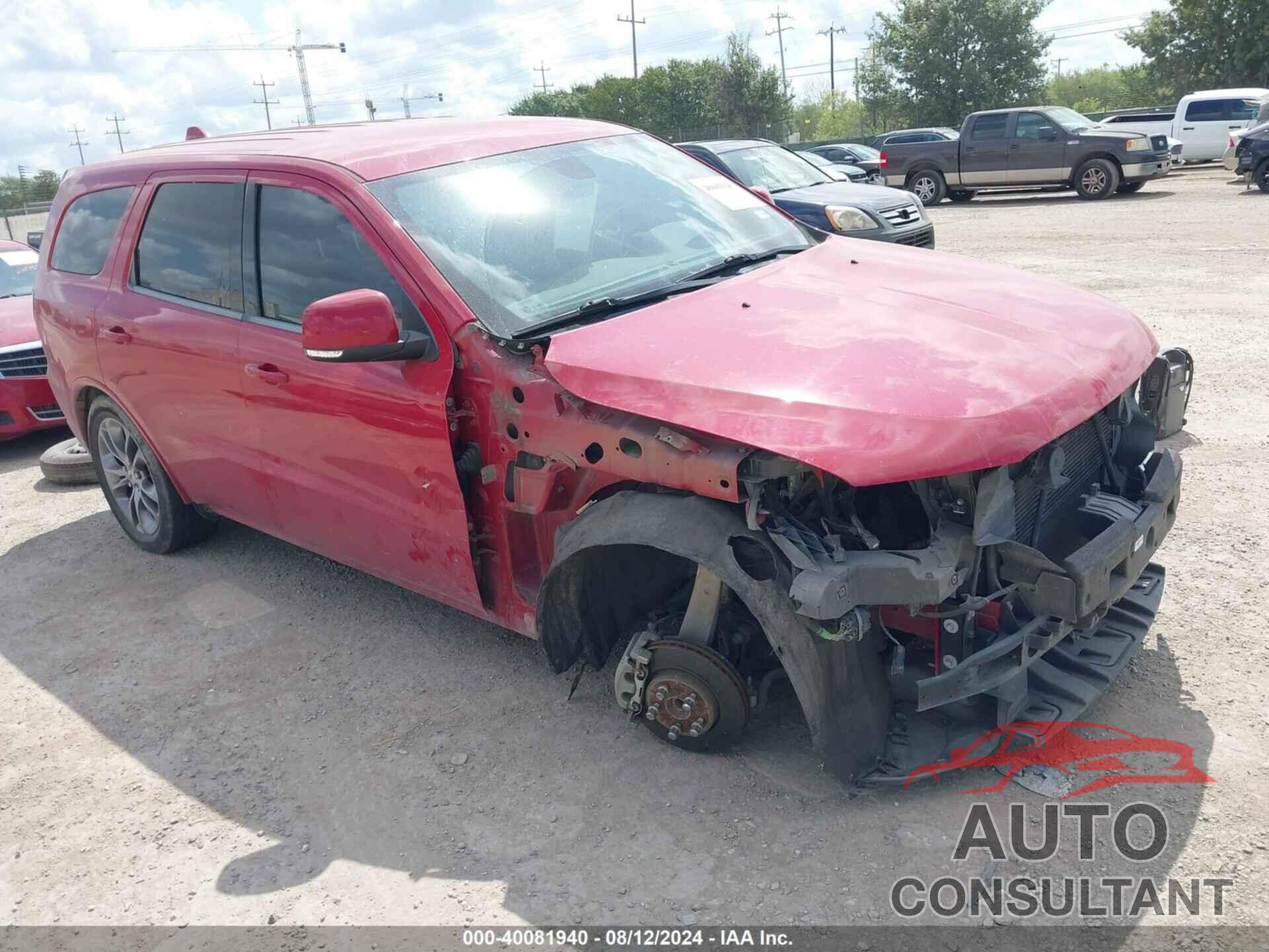 DODGE DURANGO 2019 - 1C4RDHDG3KC721223