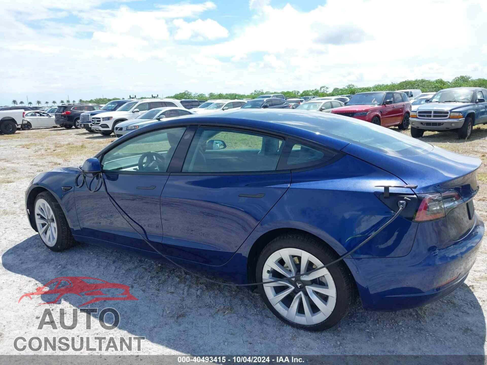 TESLA MODEL 3 2022 - 5YJ3E1EB9NF185155