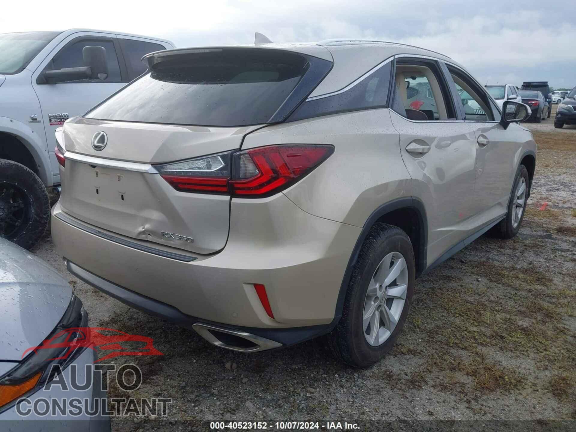 LEXUS RX 2016 - 2T2ZZMCA0GC027316