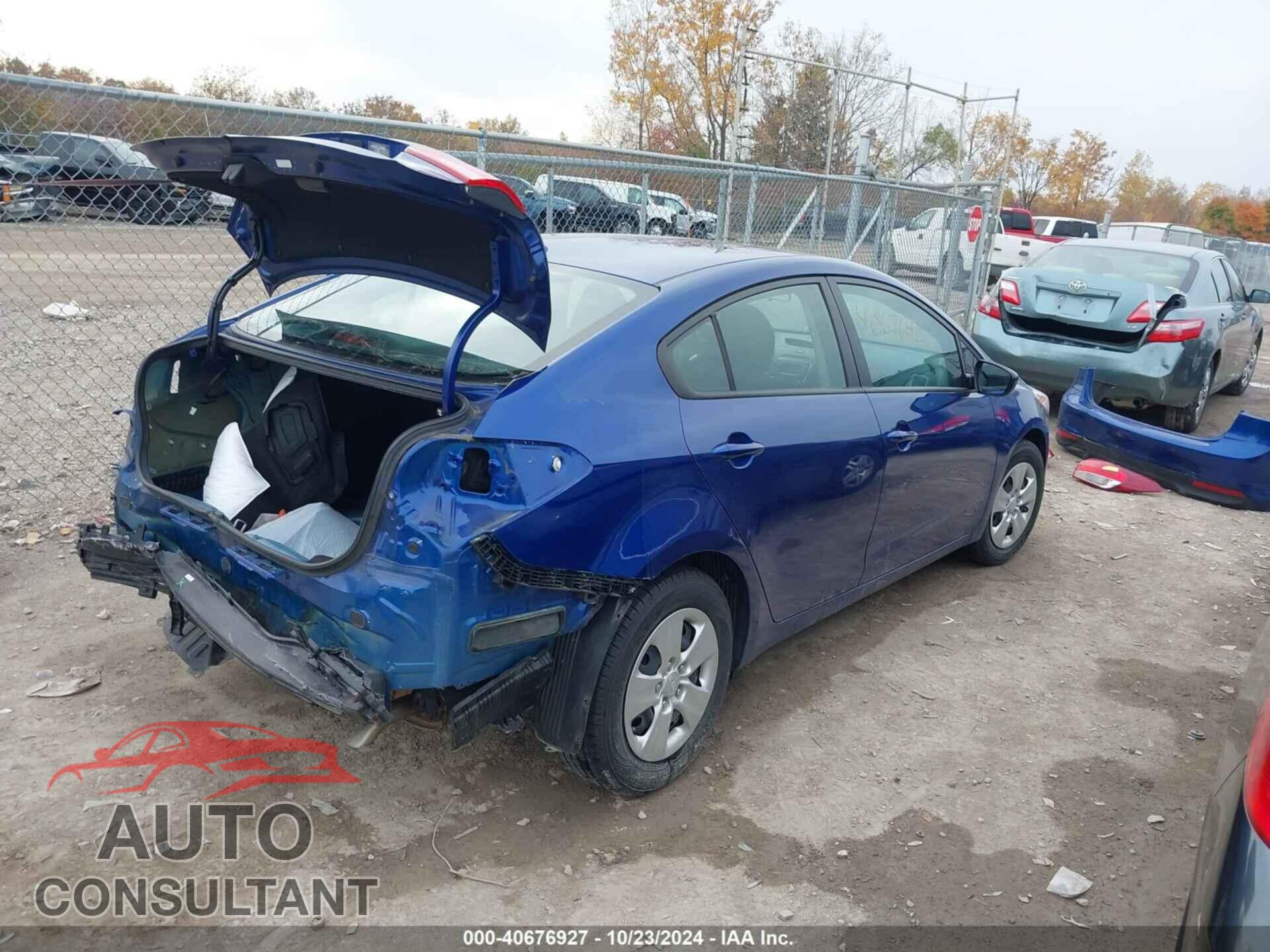 KIA FORTE 2017 - 3KPFK4A71HE054899