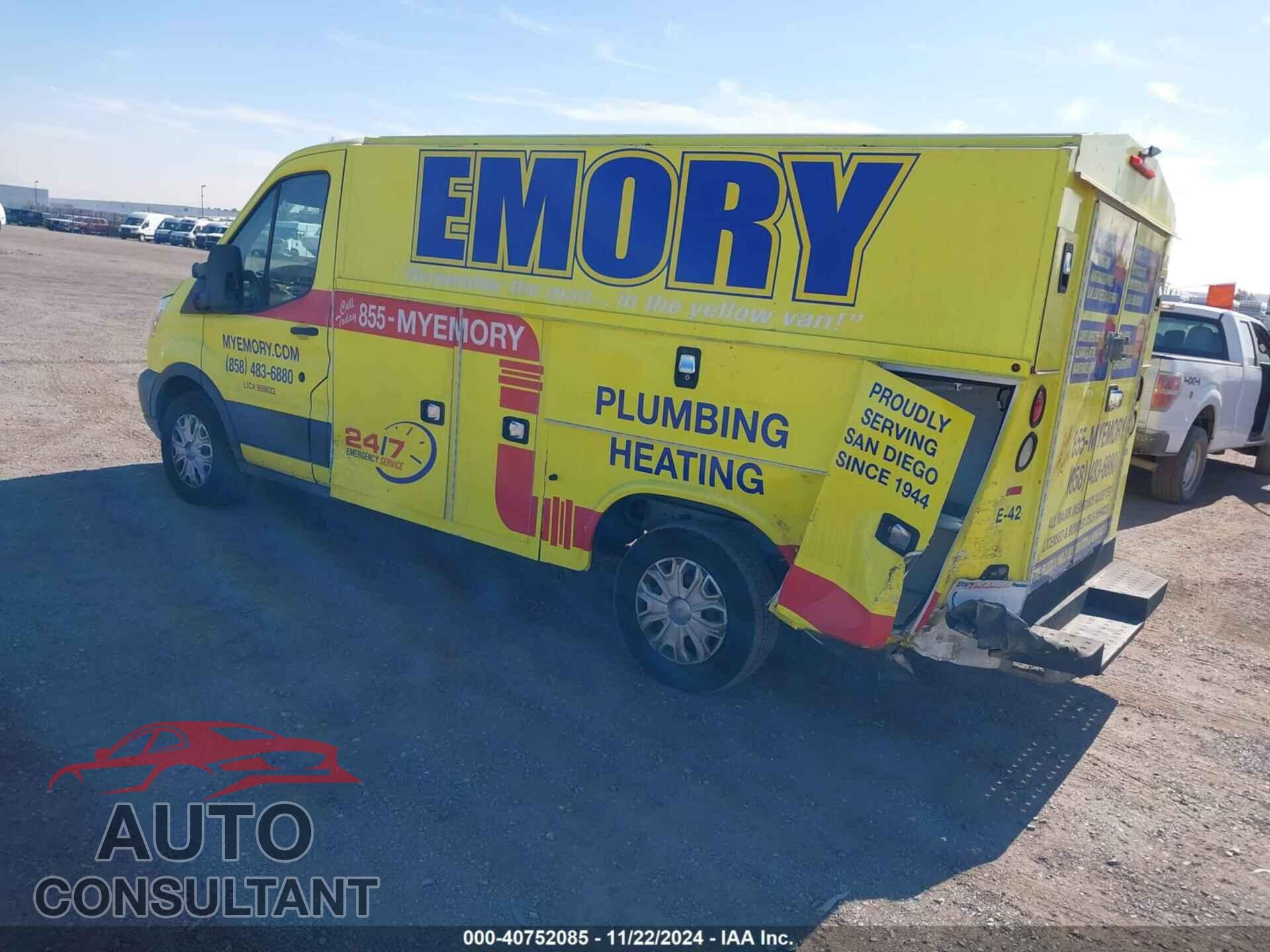 FORD TRANSIT-250 CUTAWAY 2016 - 1FDYR5PMXGKA54690
