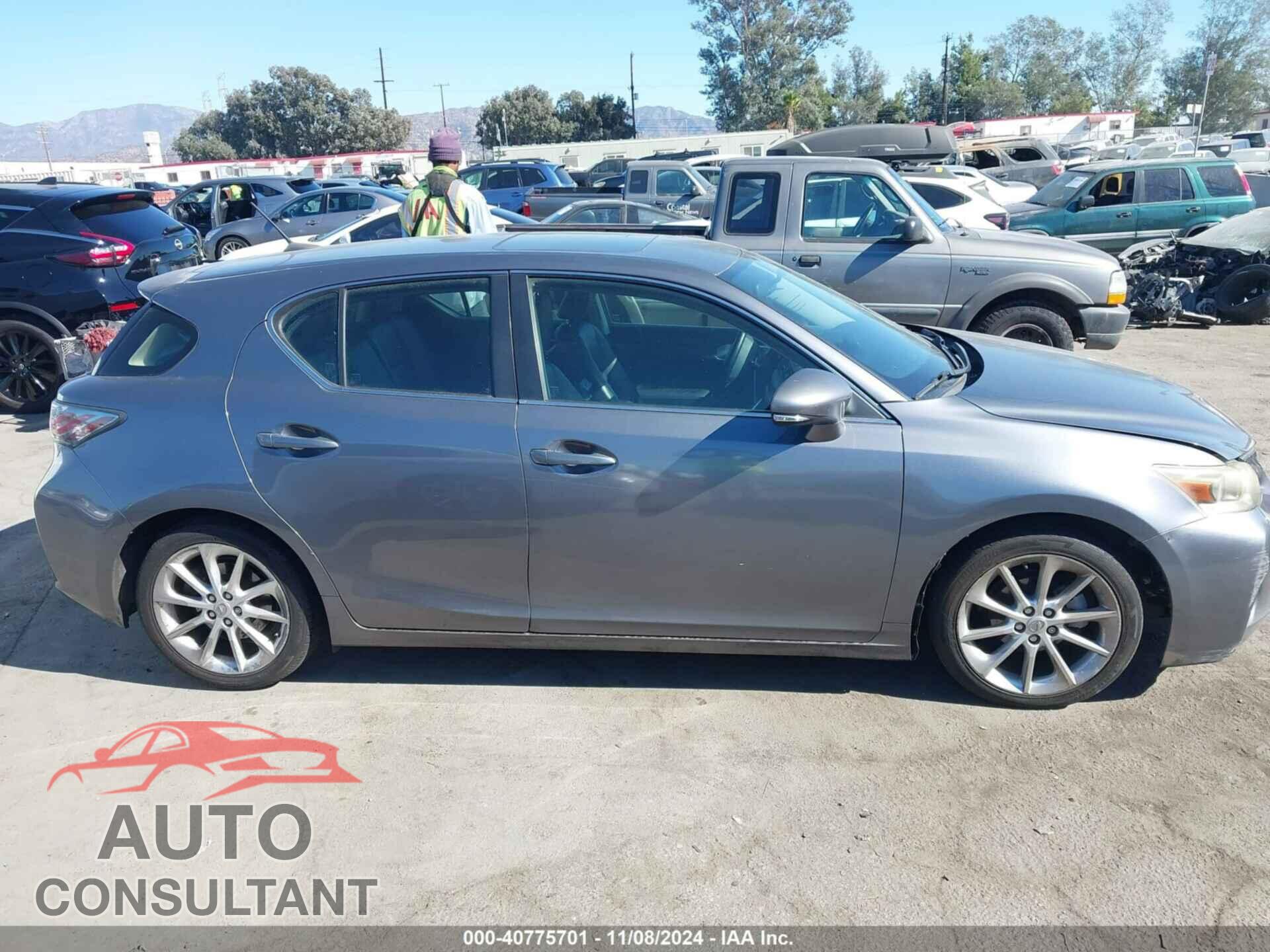 LEXUS CT 200H 2012 - JTHKD5BH7C2083401