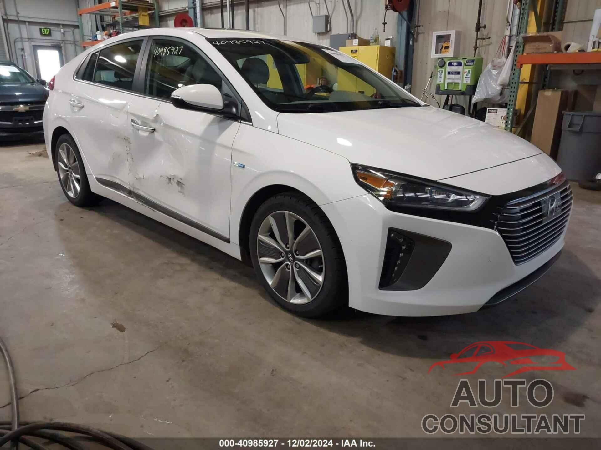HYUNDAI IONIQ HYBRID 2018 - KMHC05LC0JU072791
