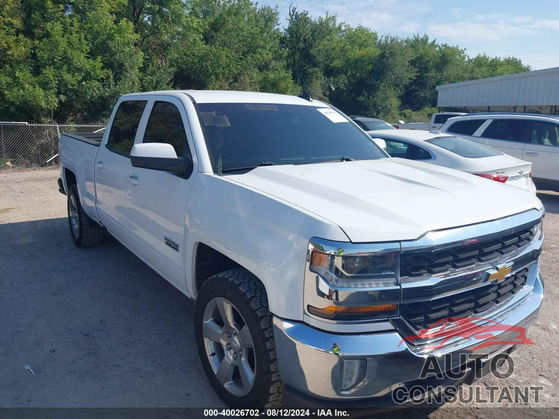 CHEVROLET SILVERADO 1500 2017 - 1GCPCREC3HF161898