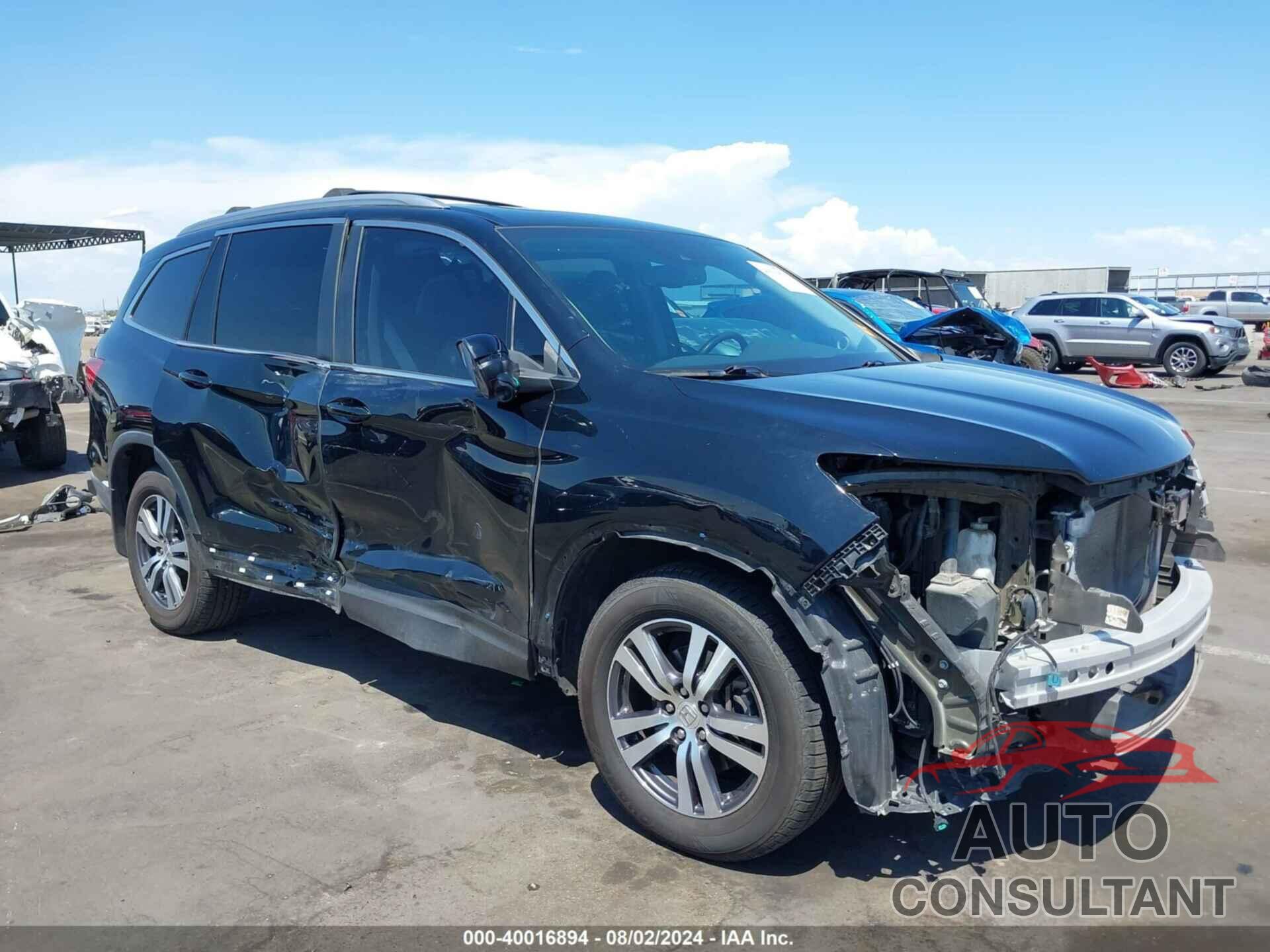 HONDA PILOT 2017 - 5FNYF5H60HB032144