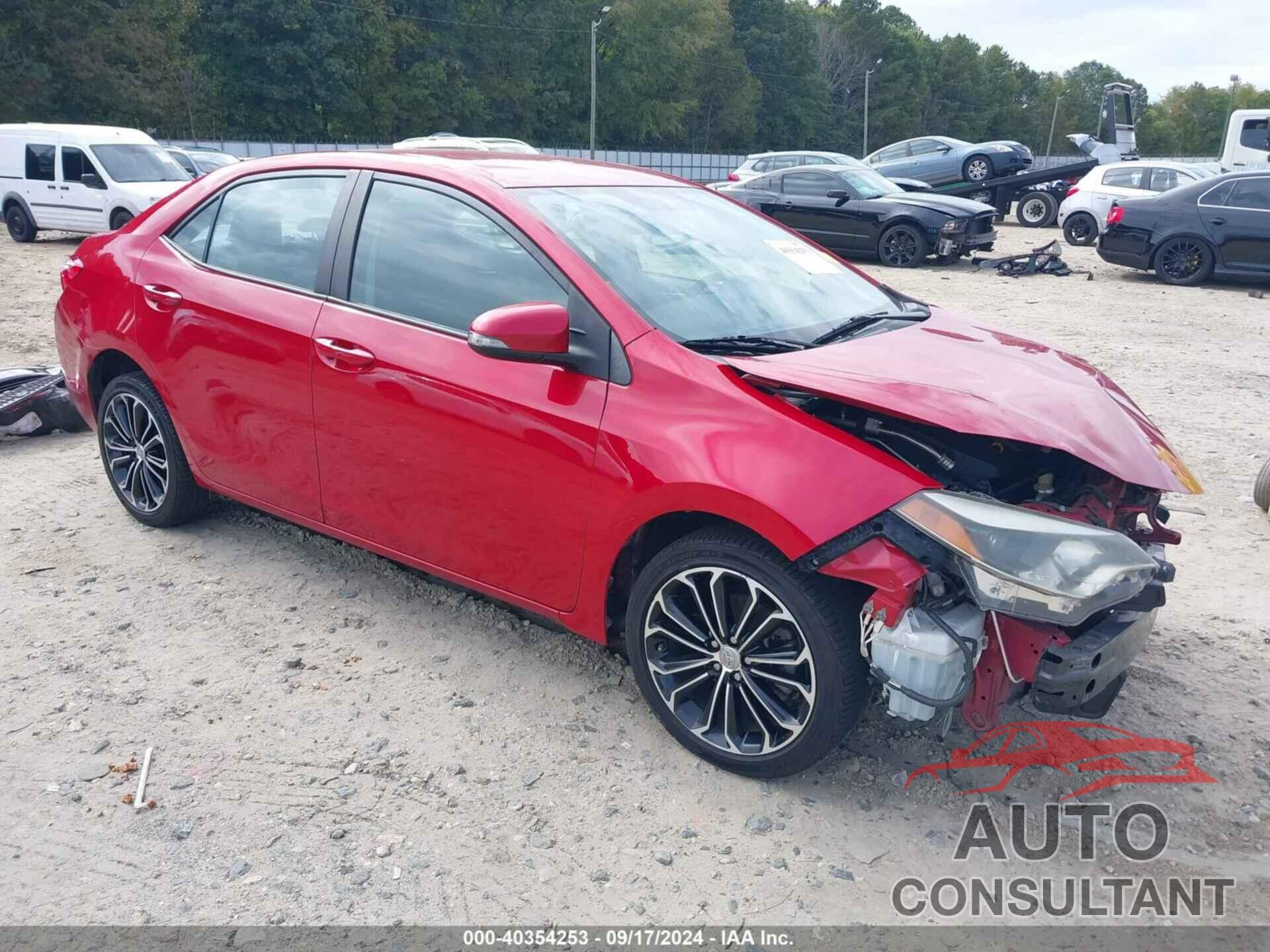 TOYOTA COROLLA 2016 - 2T1BURHE2GC613643