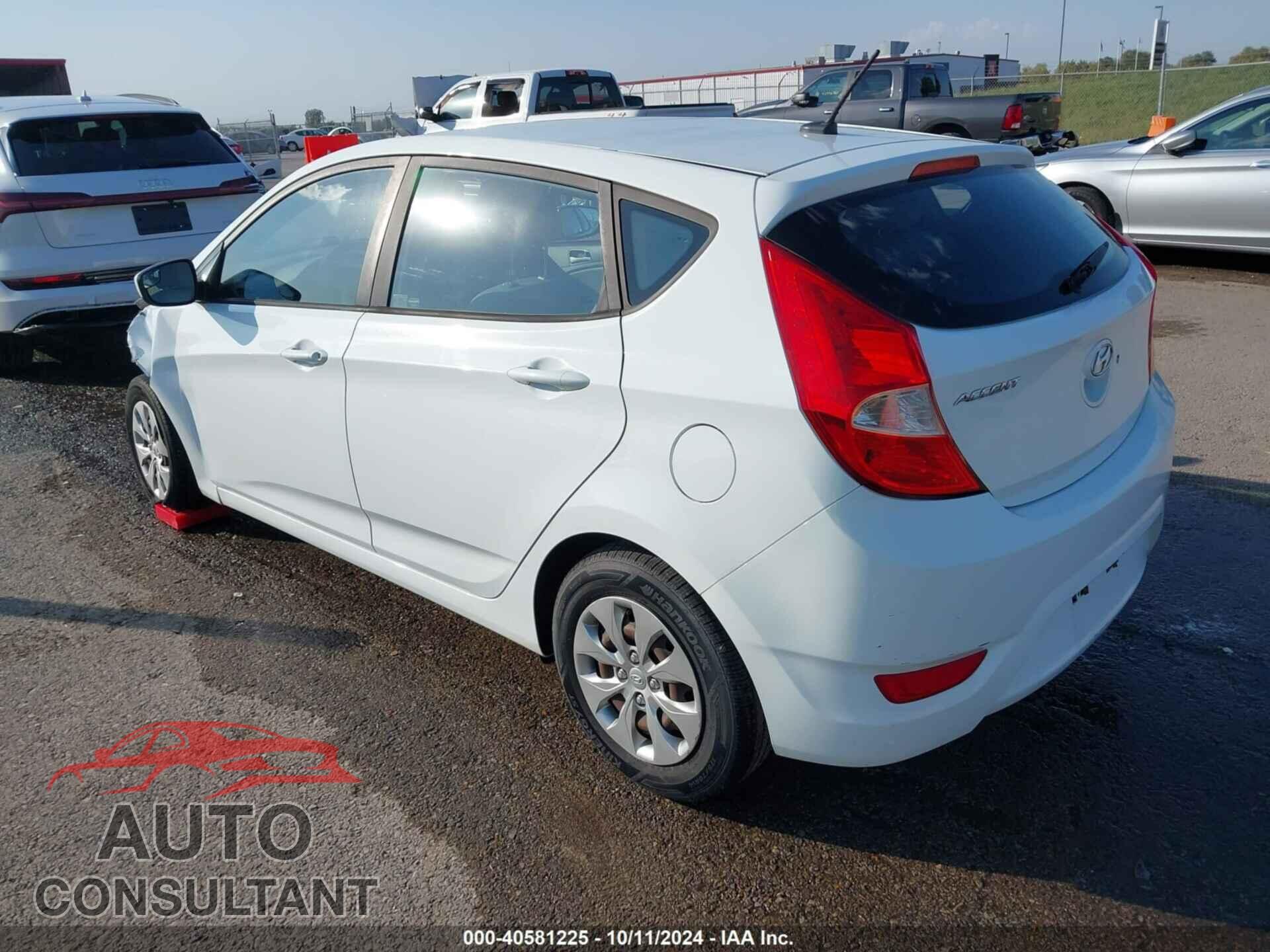 HYUNDAI ACCENT 2016 - KMHCT5AE3GU263836