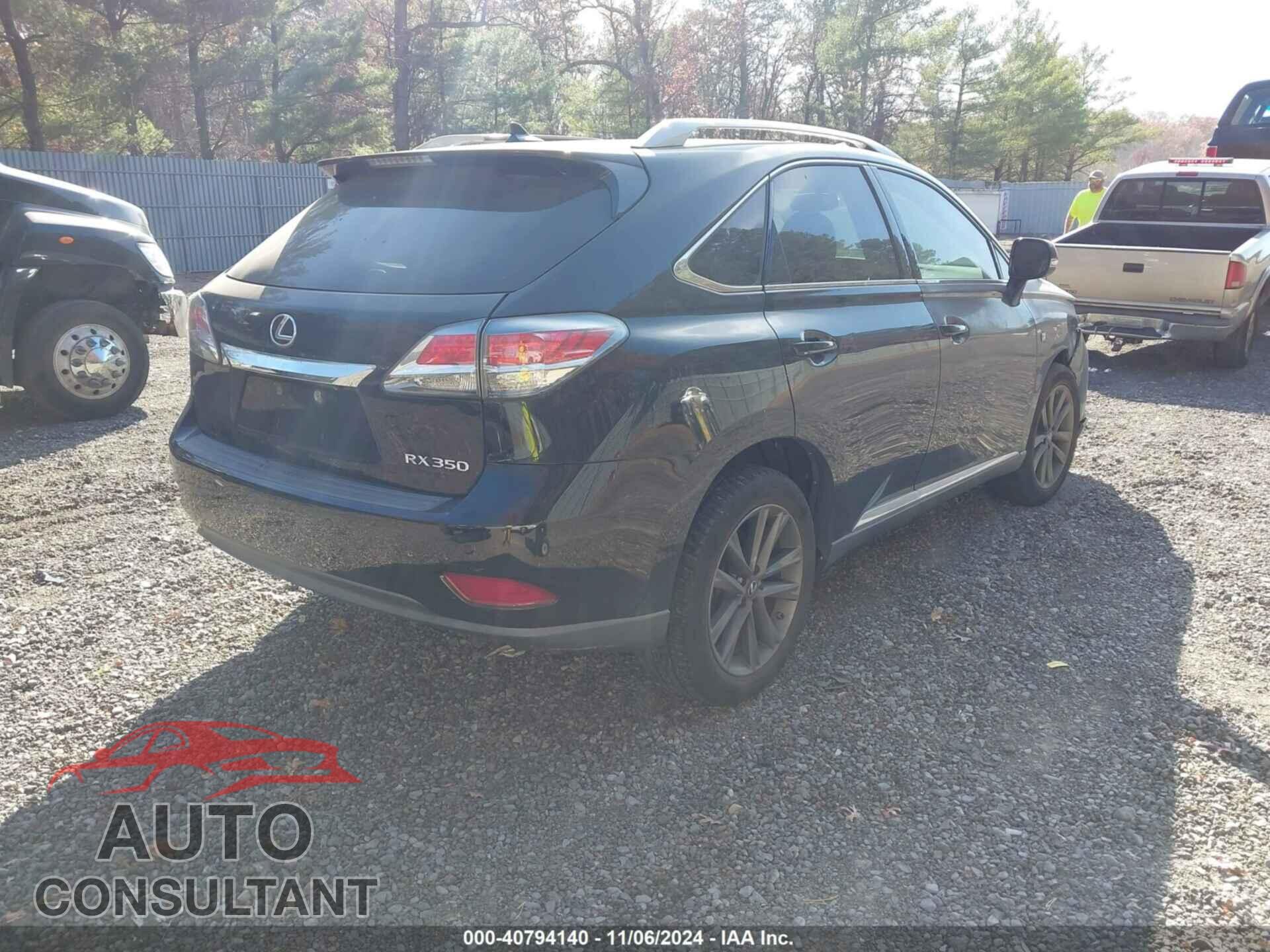 LEXUS RX 350 2013 - 2T2BK1BA0DC167724