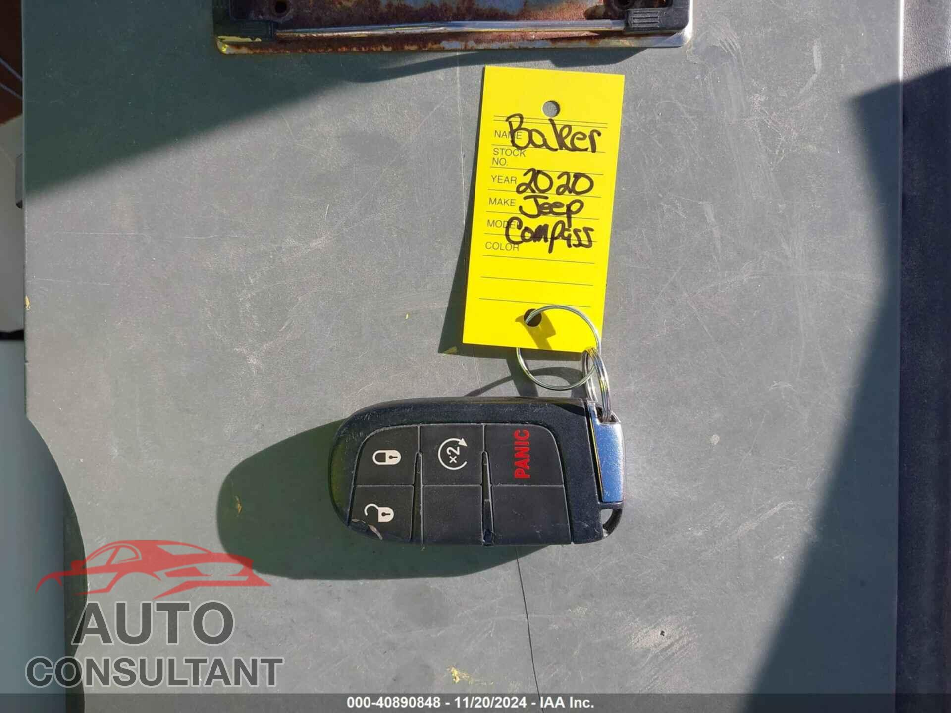 JEEP COMPASS 2020 - 3C4NJDCB8LT193769