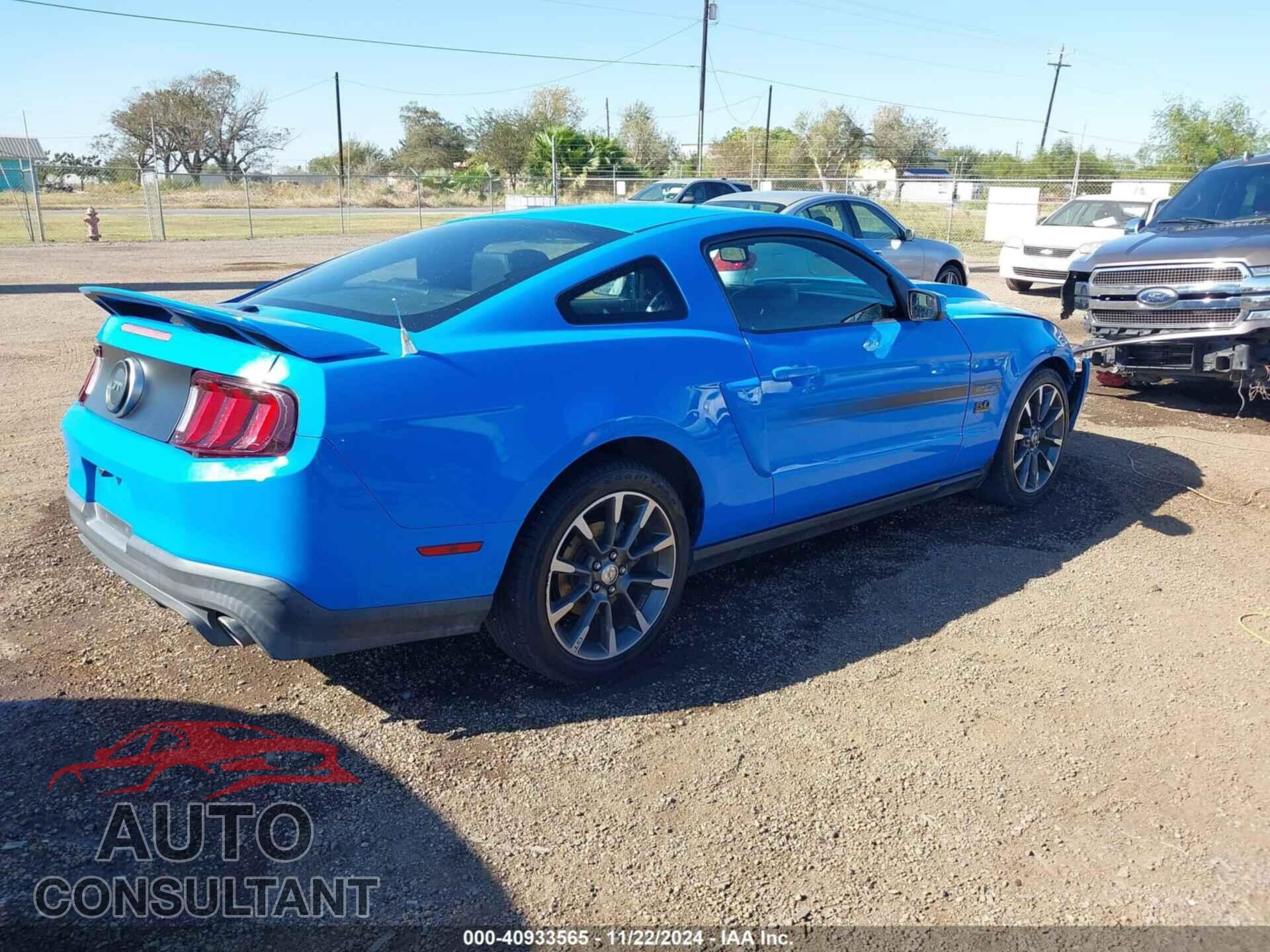 FORD MUSTANG 2011 - 1ZVBP8CF7B5148698