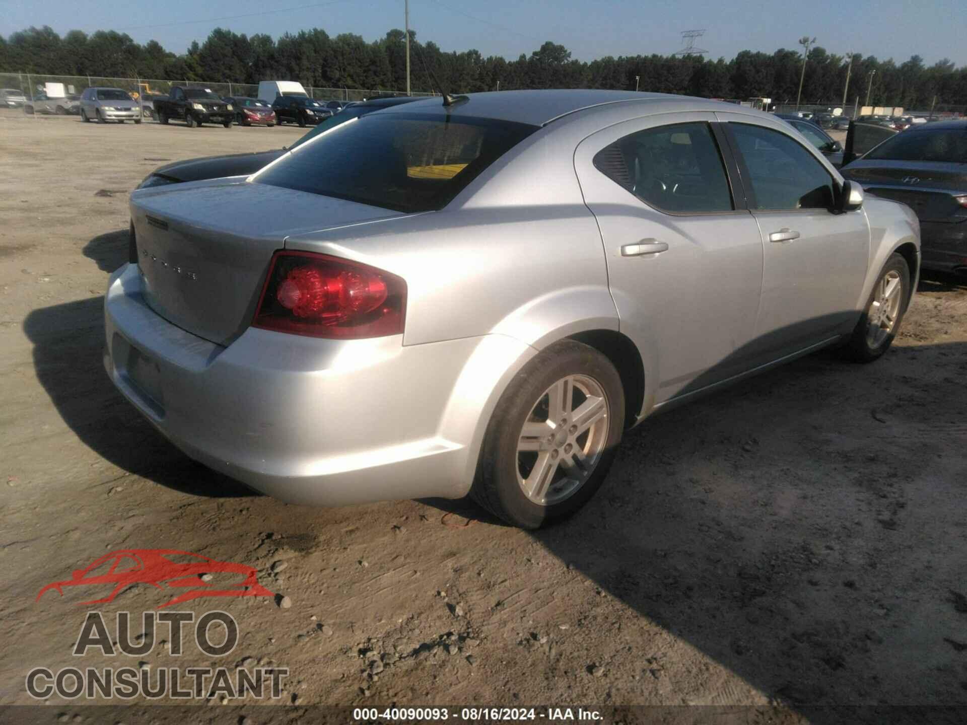 DODGE AVENGER 2011 - 1B3BD1FB6BN528399