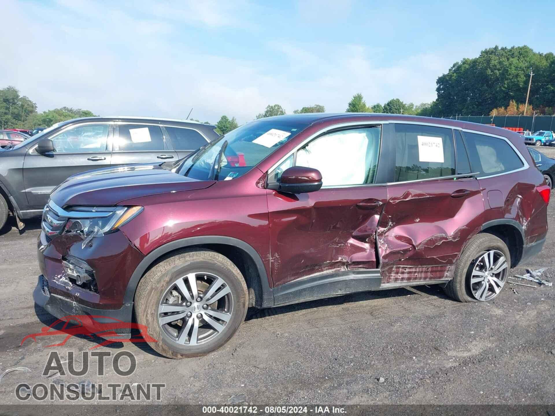 HONDA PILOT 2016 - 5FNYF6H53GB068728