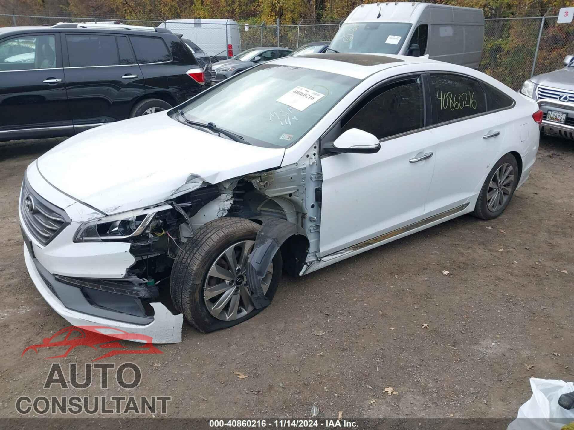 HYUNDAI SONATA 2017 - 5NPE34AF2HH446236
