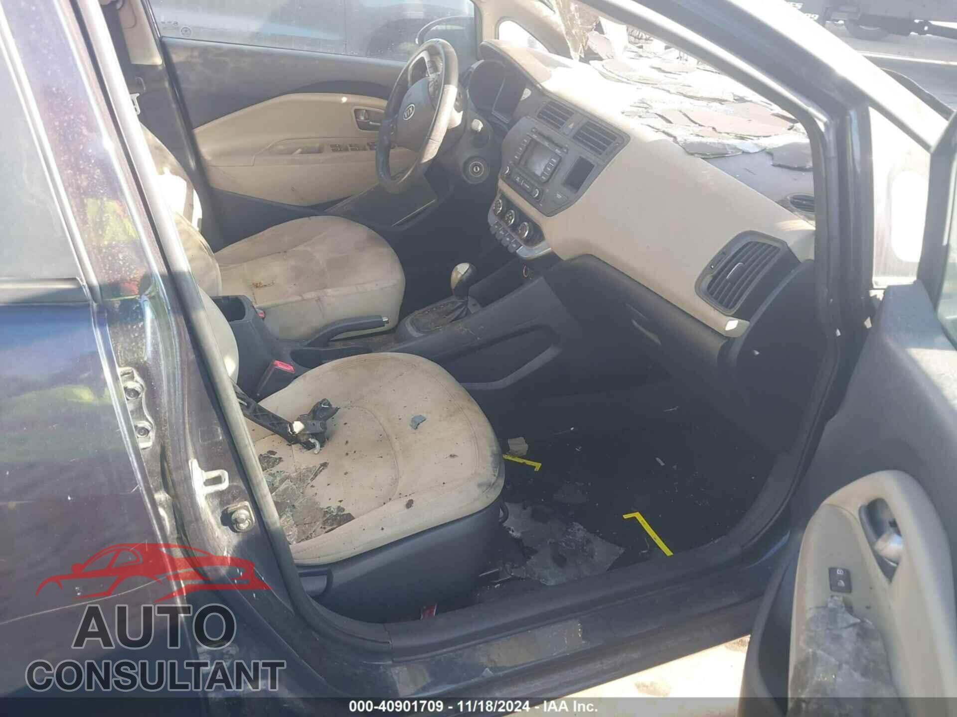 KIA RIO5 2012 - KNADN5A36C6061487