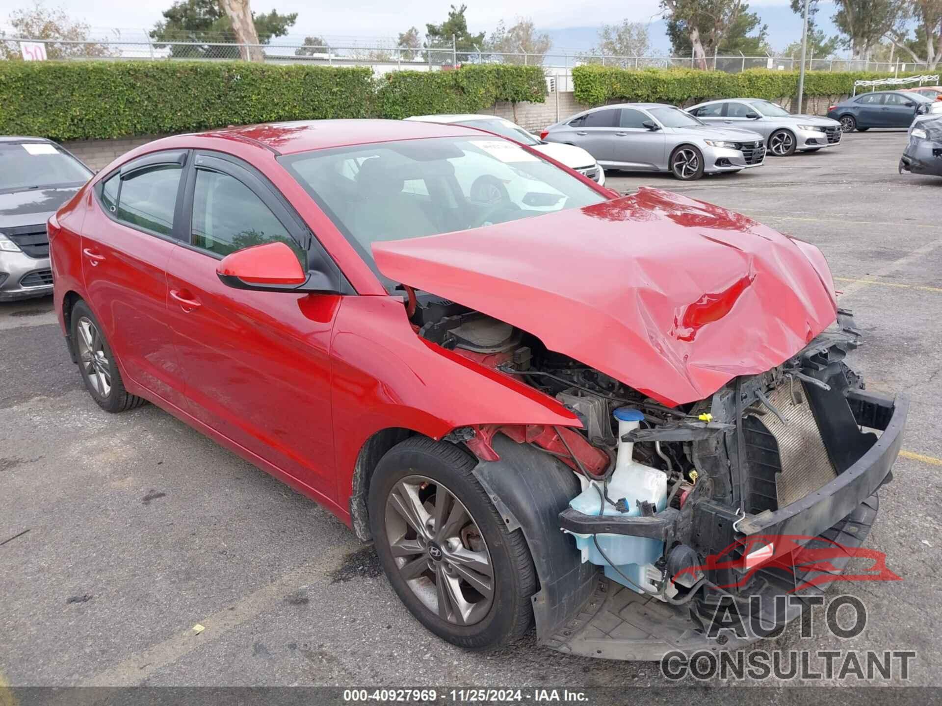 HYUNDAI ELANTRA 2018 - 5NPD84LF8JH226292