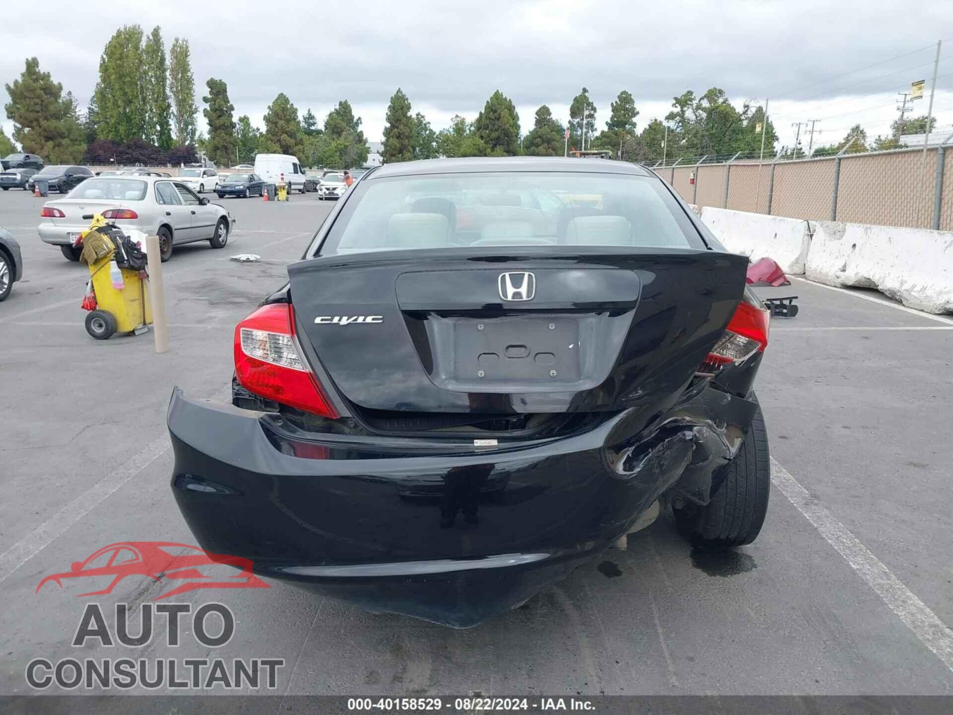 HONDA CIVIC 2012 - 19XFB2F59CE383015
