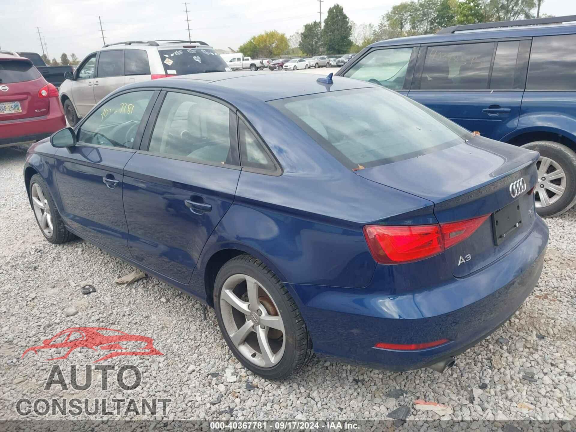 AUDI A3 2016 - WAUB8GFF2G1072695