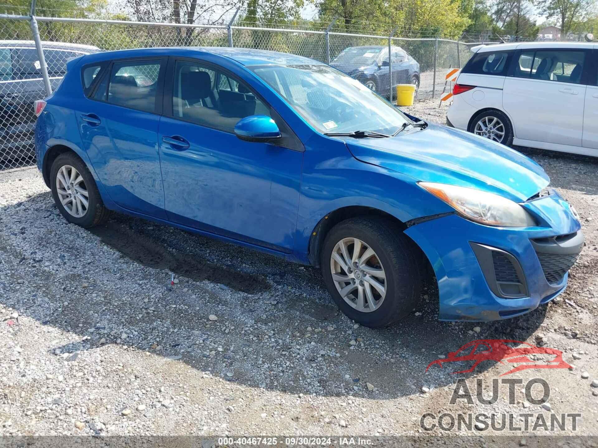 MAZDA MAZDA3 2012 - JM1BL1L78C1623301