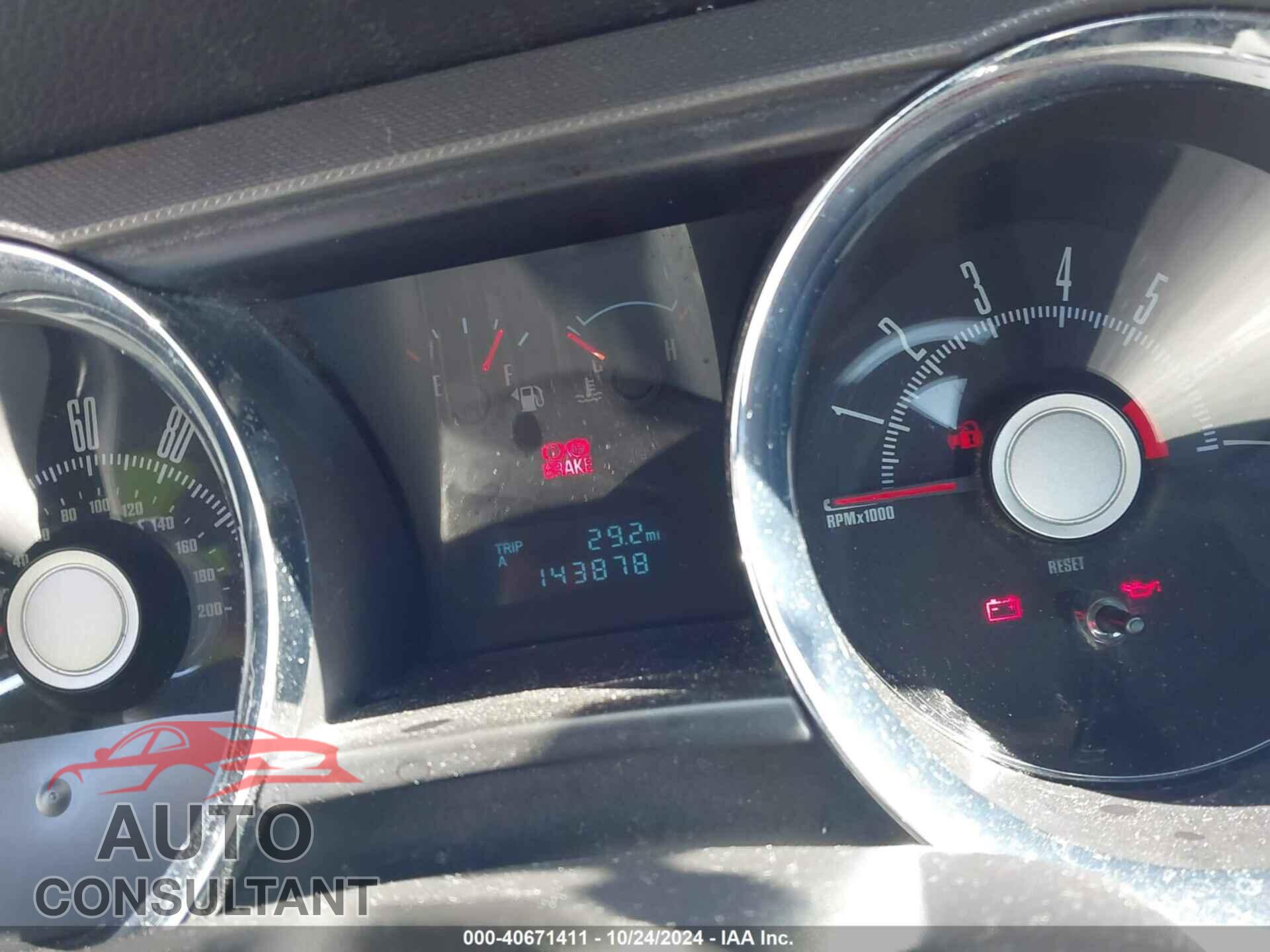 FORD MUSTANG 2010 - 1ZVBP8EN5A5114522