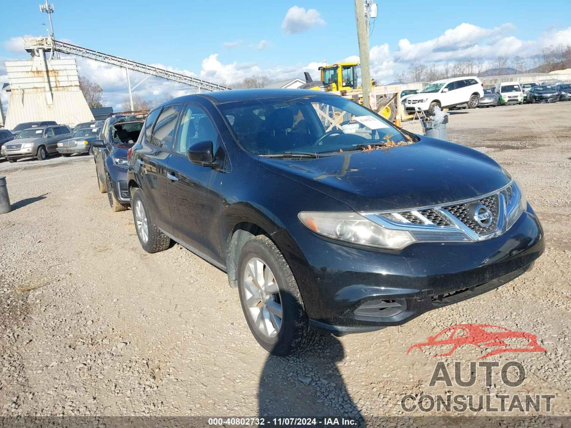 NISSAN MURANO 2011 - JN8AZ1MW1BW171844