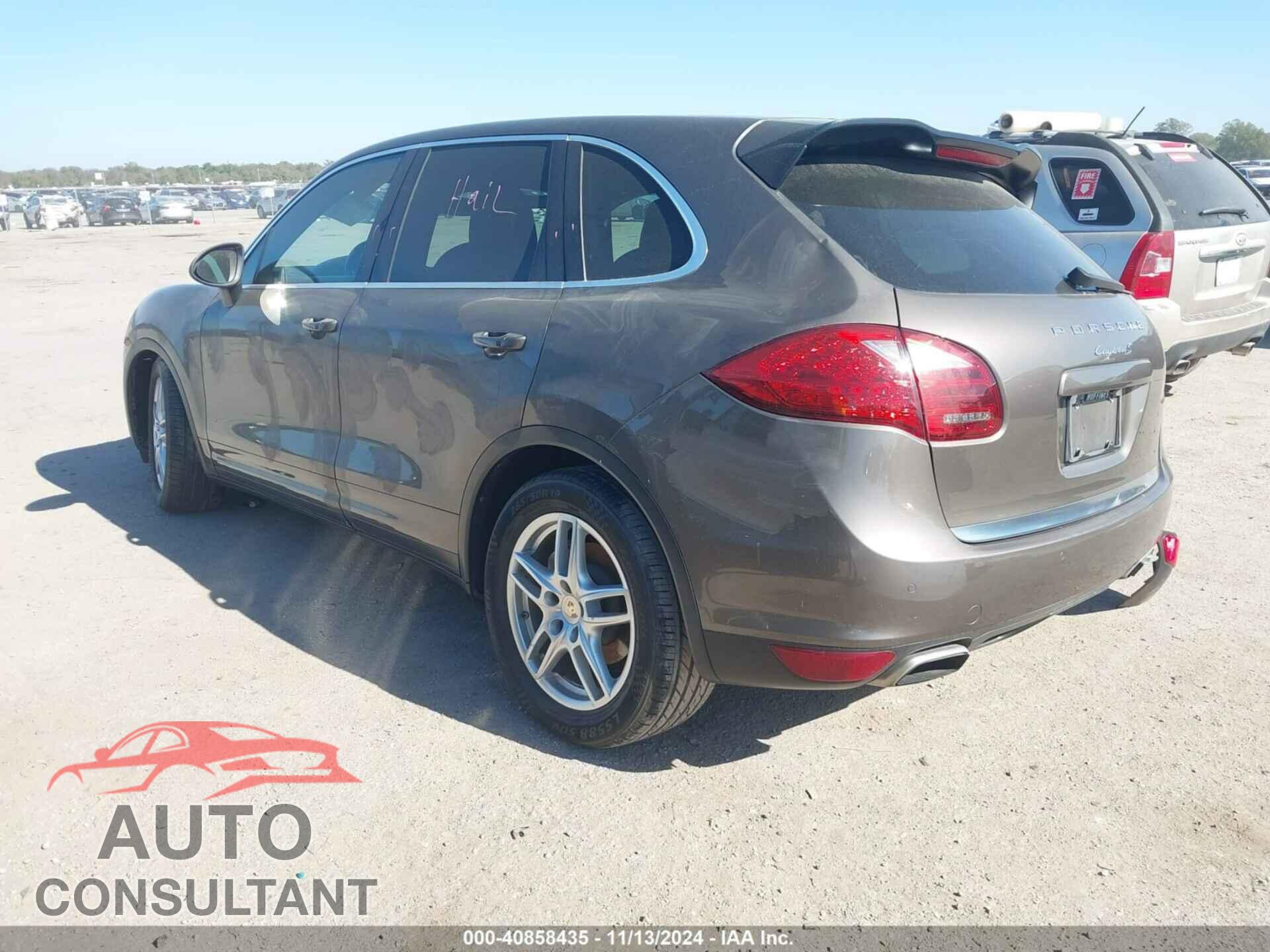 PORSCHE CAYENNE 2012 - WP1AB2A26CLA51062