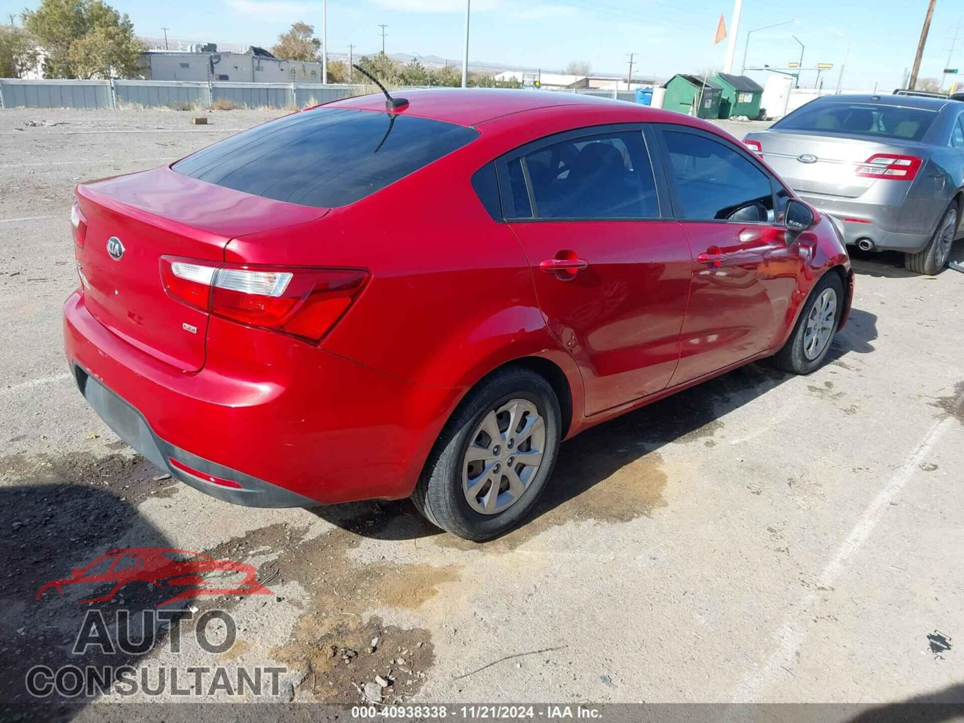 KIA RIO 2013 - KNADM4A34D6288465
