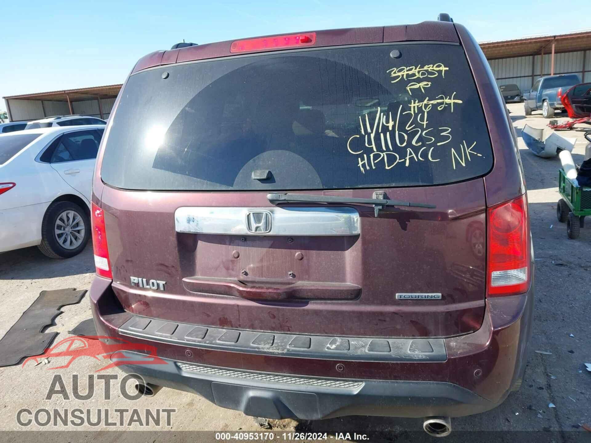 HONDA PILOT 2012 - 5FNYF3H97CB006647