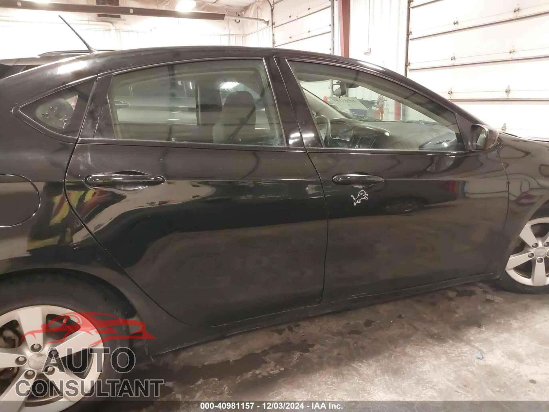 DODGE DART 2015 - 1C3CDFBB3FD222542