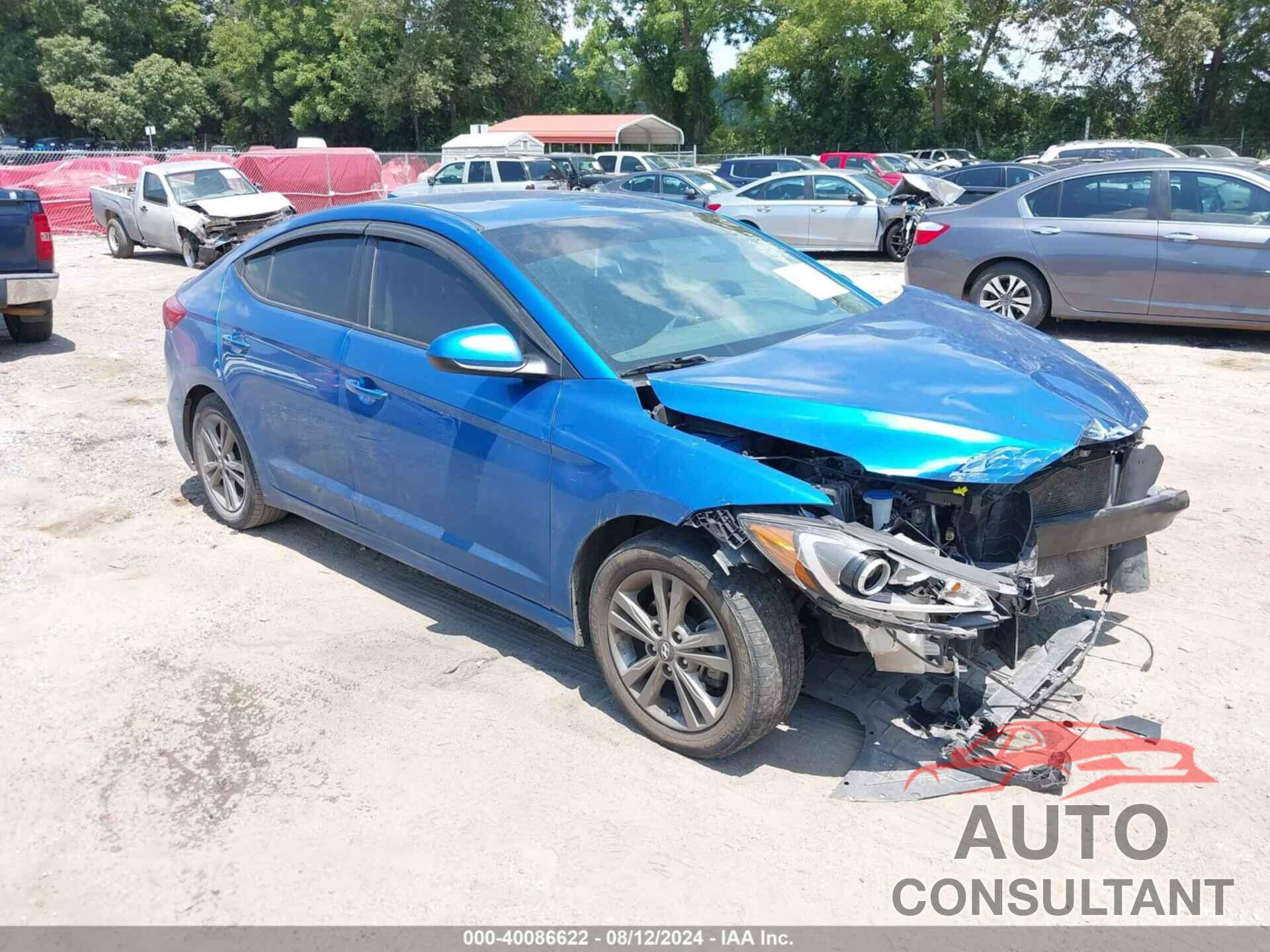 HYUNDAI ELANTRA 2018 - 5NPD84LF7JH348335