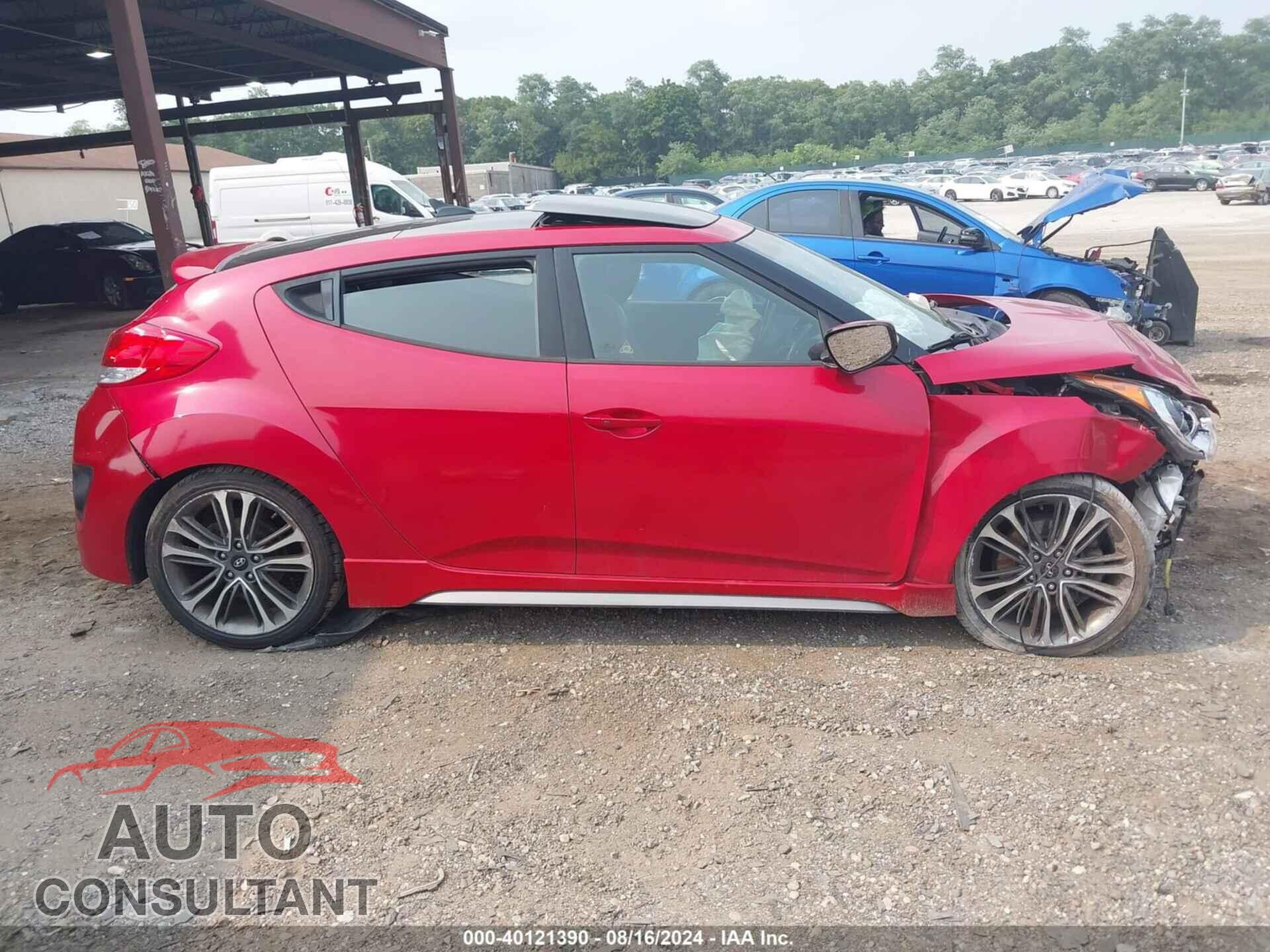 HYUNDAI VELOSTER 2017 - KMHTC6AE5HU308542