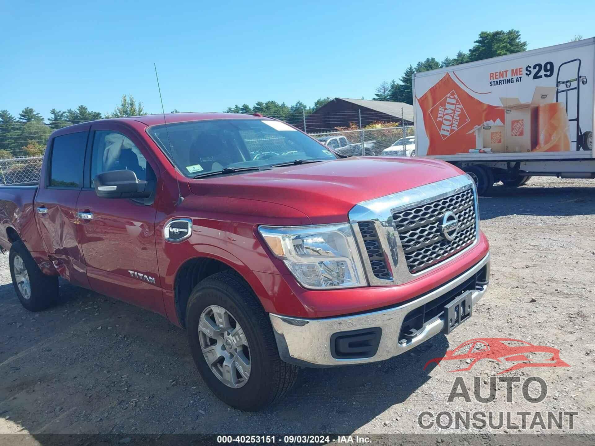 NISSAN TITAN 2017 - 1N6AA1EJ1HN541143