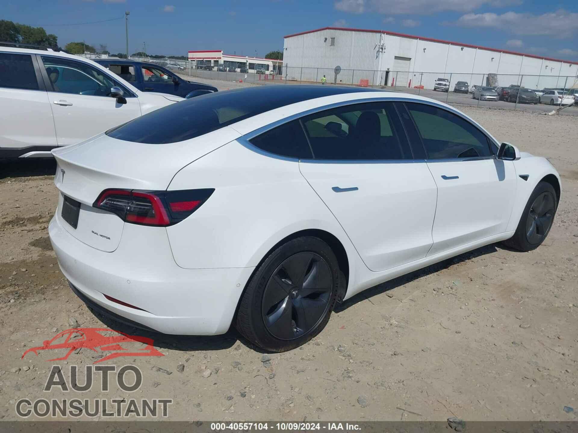 TESLA MODEL 3 2019 - 5YJ3E1EB6KF433356