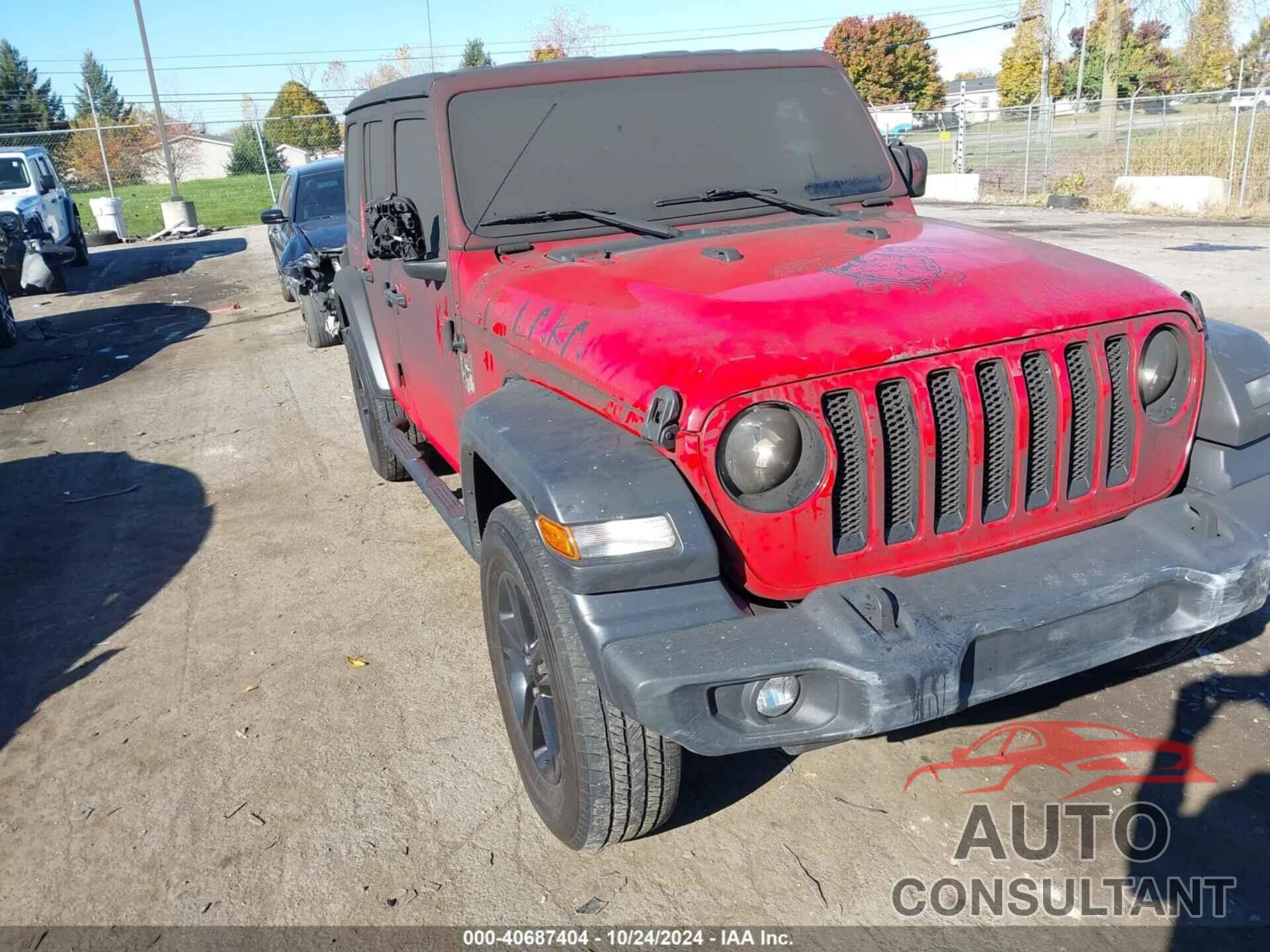 JEEP WRANGLER UNLIMITED 2020 - 1C4HJXDG3LW345573