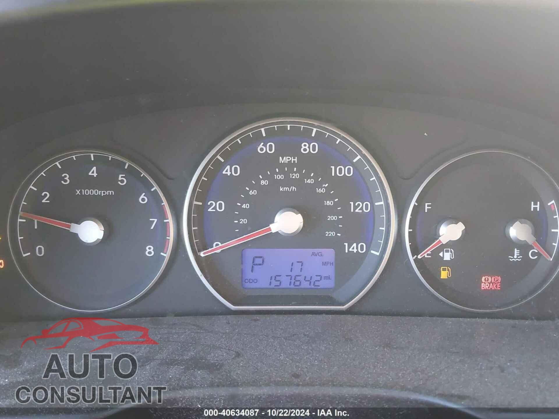 HYUNDAI SANTA FE 2010 - 5NMSGDAB1AH377367