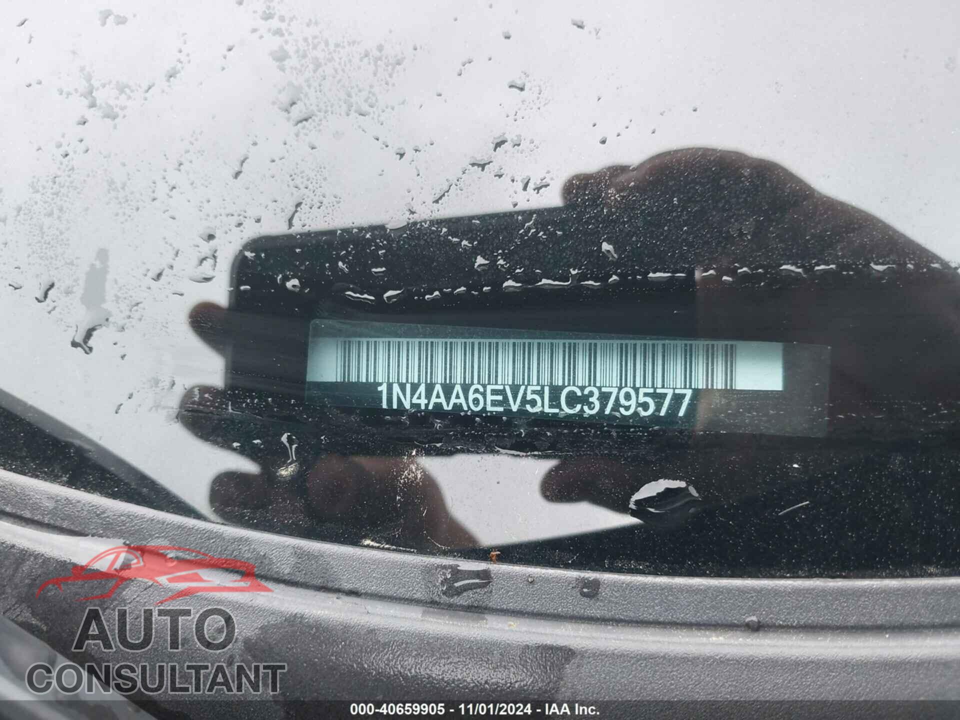 NISSAN MAXIMA 2020 - 1N4AA6EV5LC379577