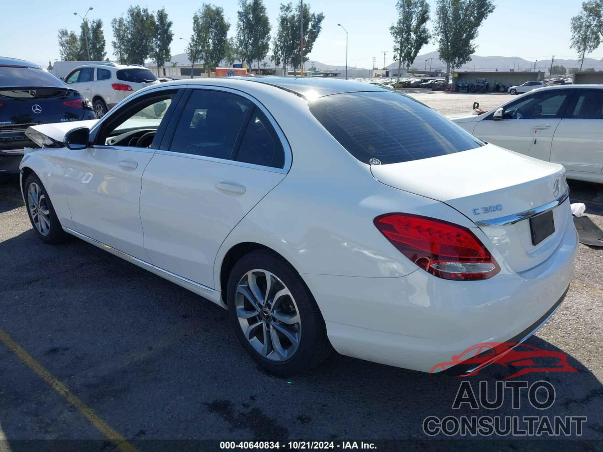 MERCEDES-BENZ C 300 2018 - WDDWF4JB5JR389513