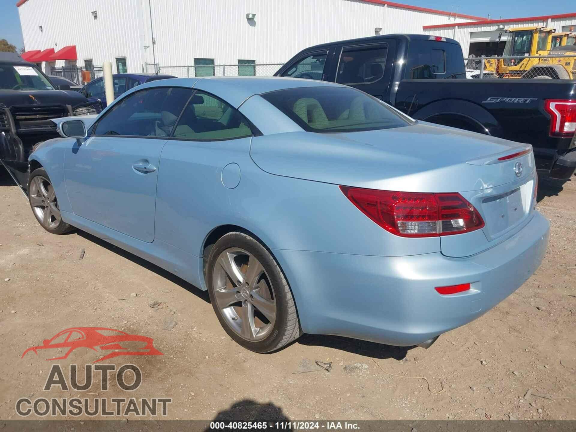 LEXUS IS 250C 2012 - JTHFF2C21C2522774